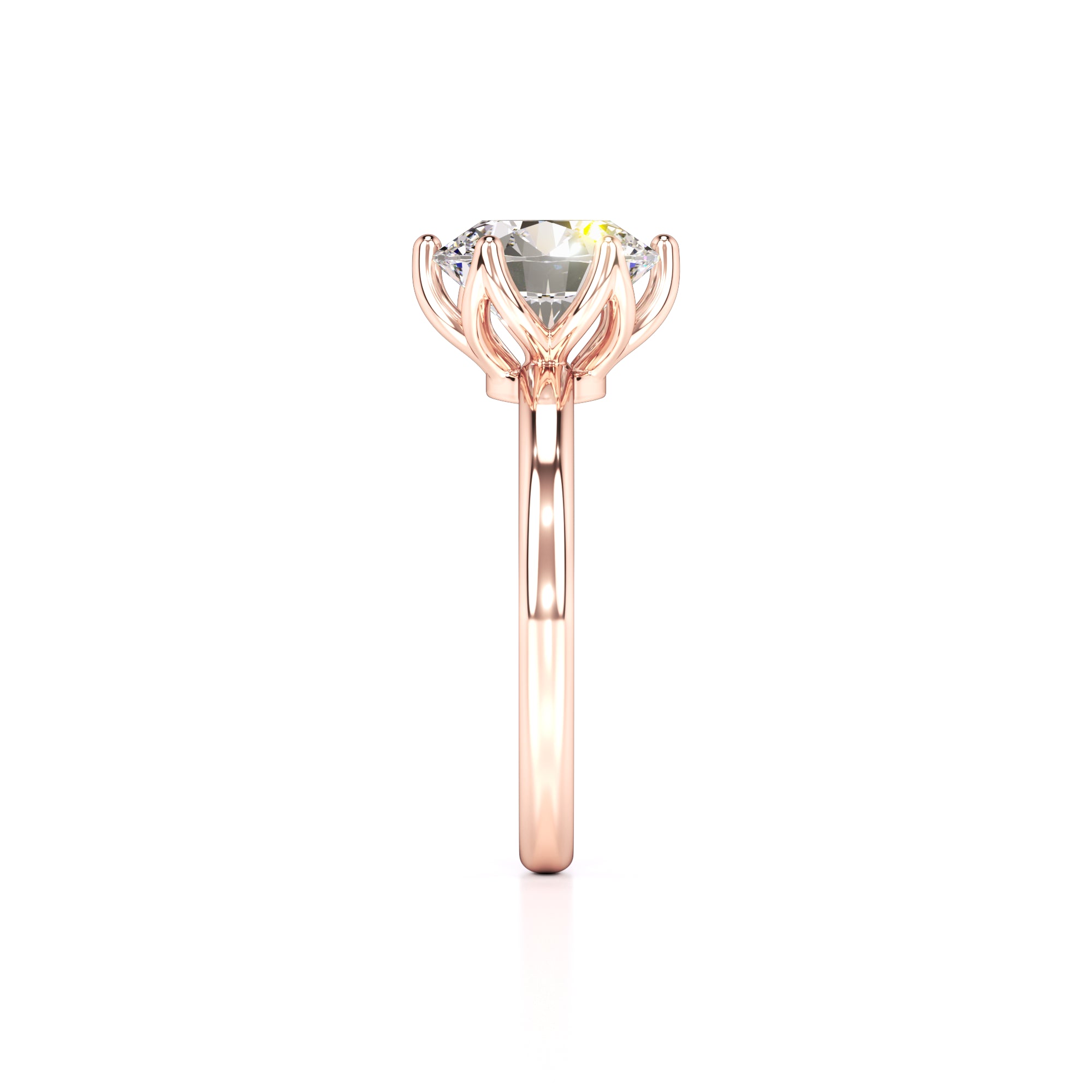 Kate Lab Grown Diamond Ring | Rose Gold | 4