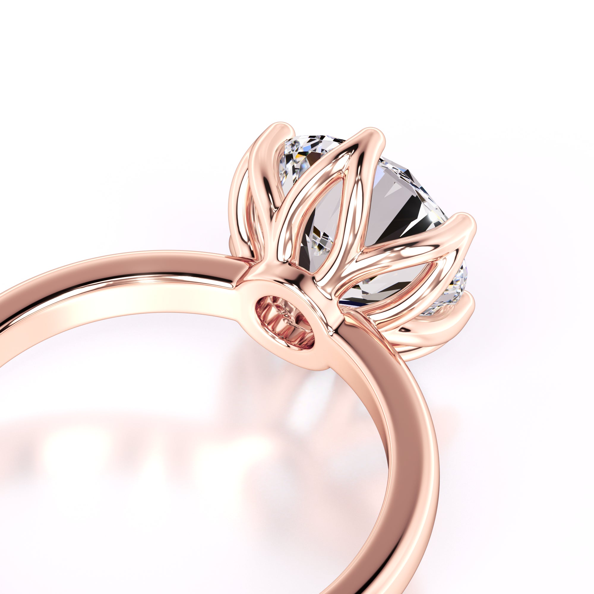 Kate Lab Grown Diamond Ring | Rose Gold | 2