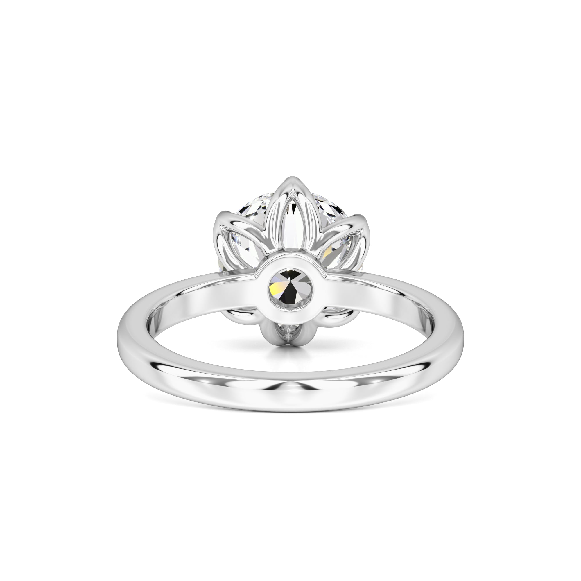Kate Moissanite Ring | White Gold | 3