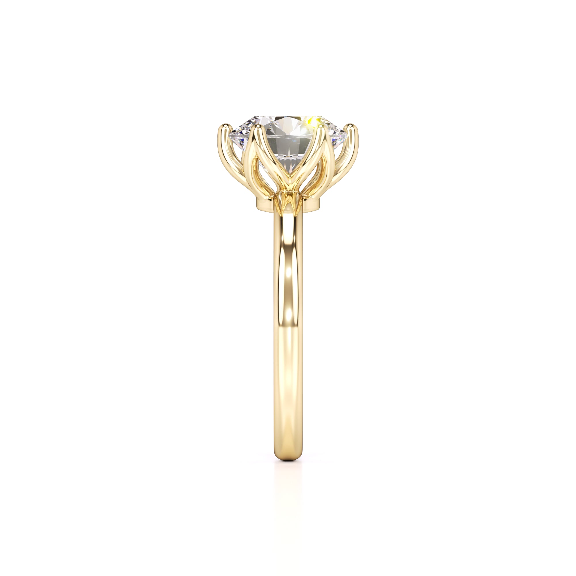 Kate Lab Grown Diamond Ring | Yellow Gold | 4