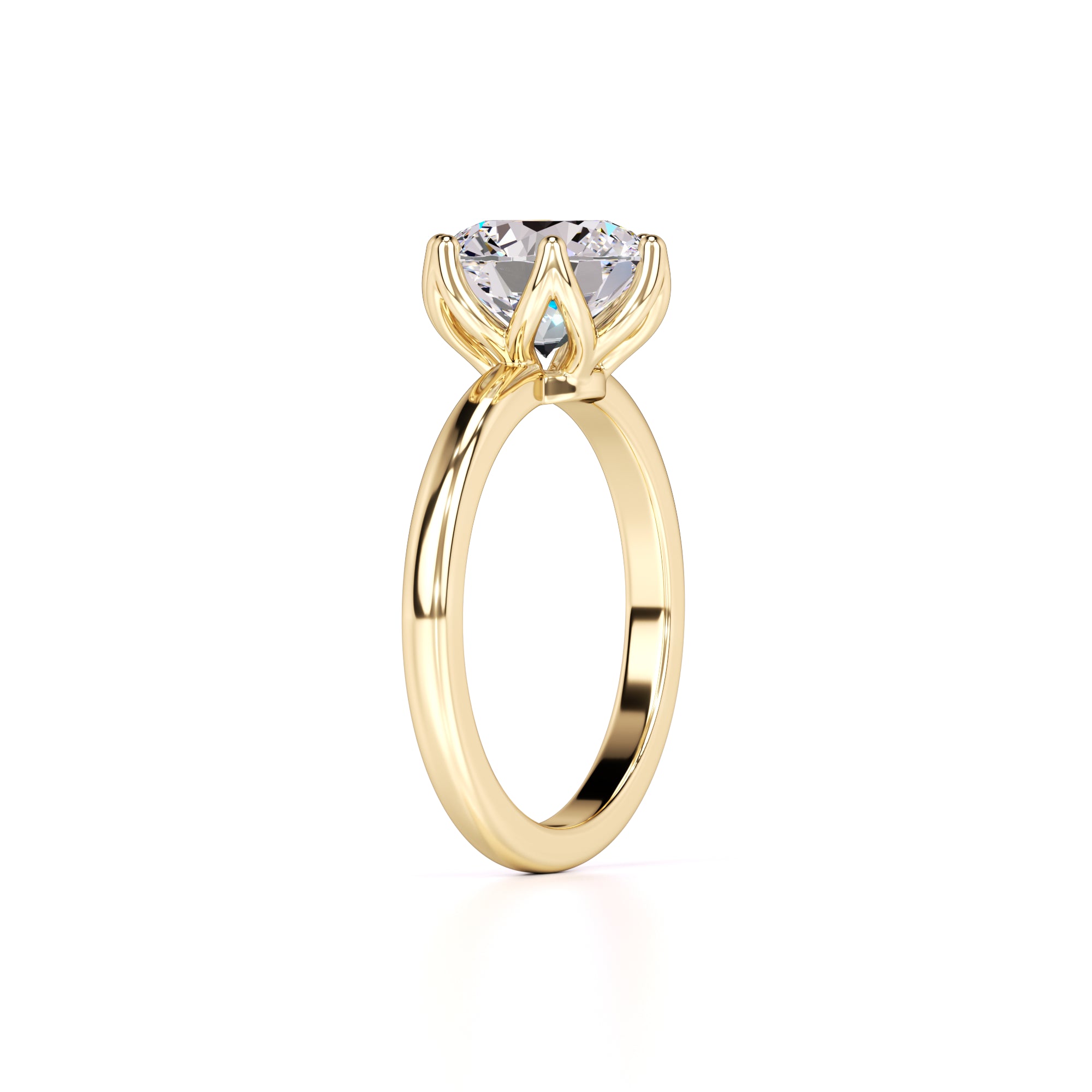 Kate Lab Grown Diamond Ring | Yellow Gold | 3