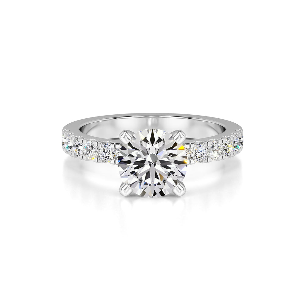 Layla Lab Grown Diamond Ring | White Gold | 1