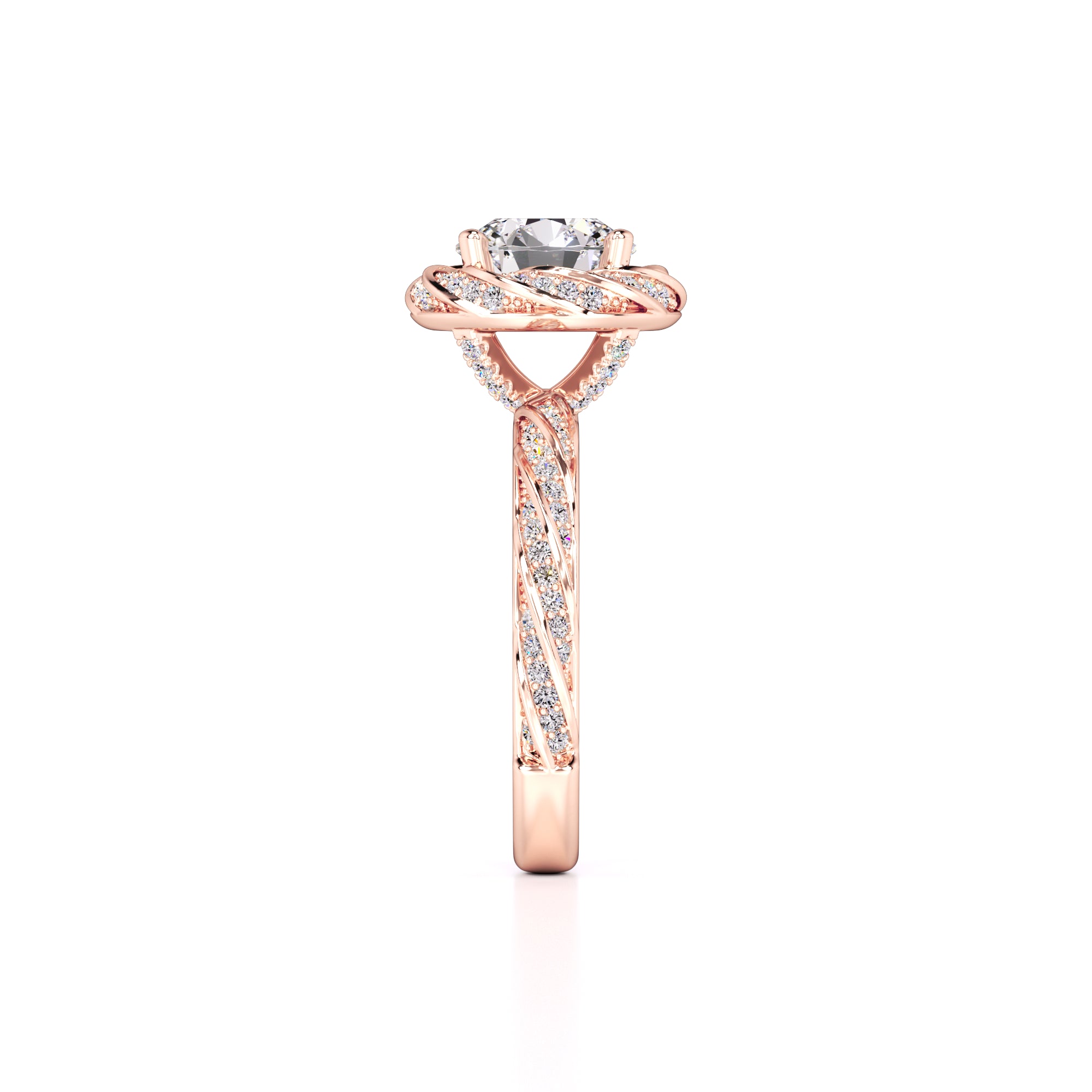 Lillian Lab Grown Diamond Ring | Rose Gold | 4