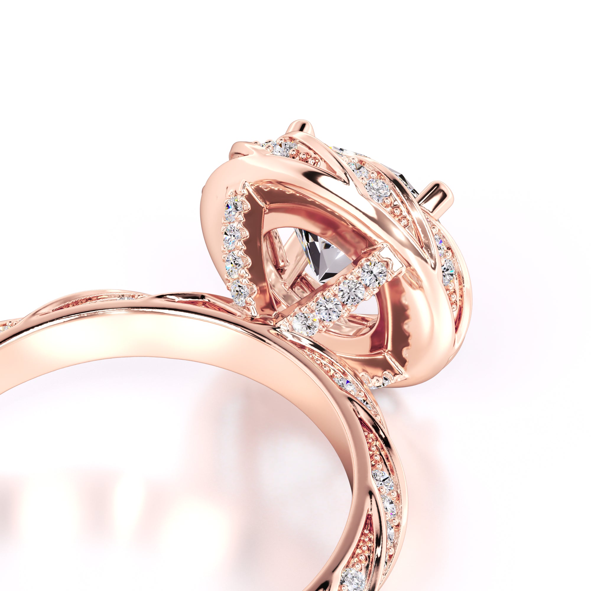 Lillian Lab Grown Diamond Ring | Rose Gold | 2