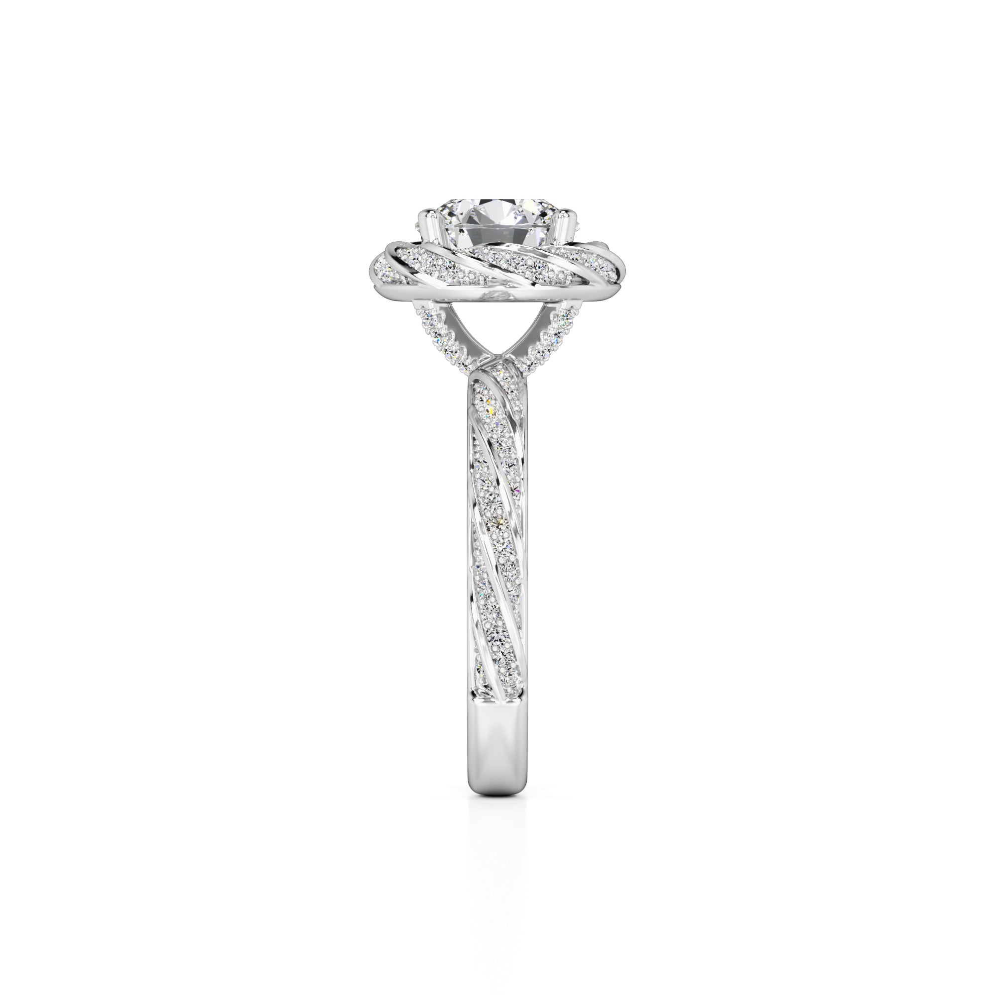 Lillian Lab Grown Diamond Ring | White Gold | 4
