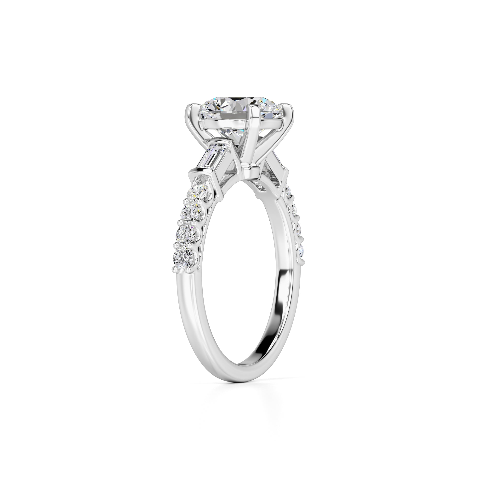 Nora Lab Grown Diamond Ring | White Gold | 3
