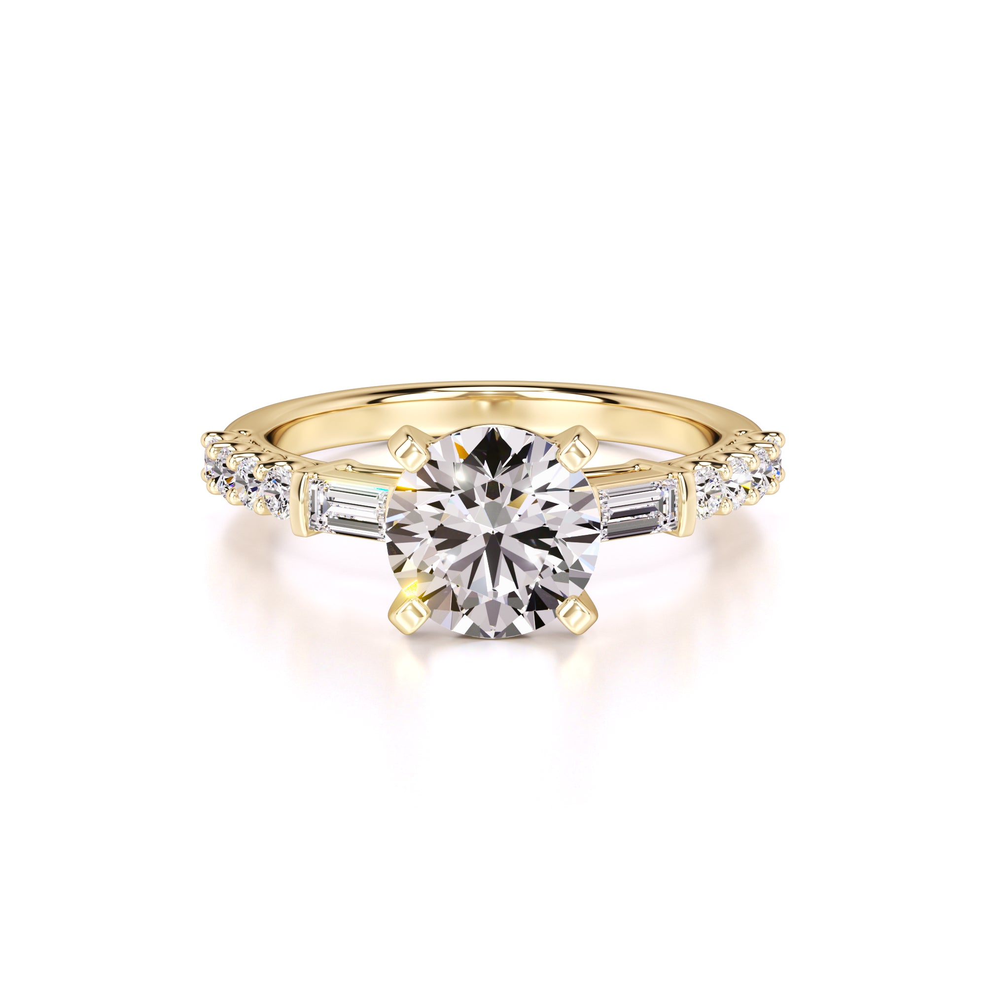 Nora Lab Grown Diamond Ring | Yellow Gold | 1
