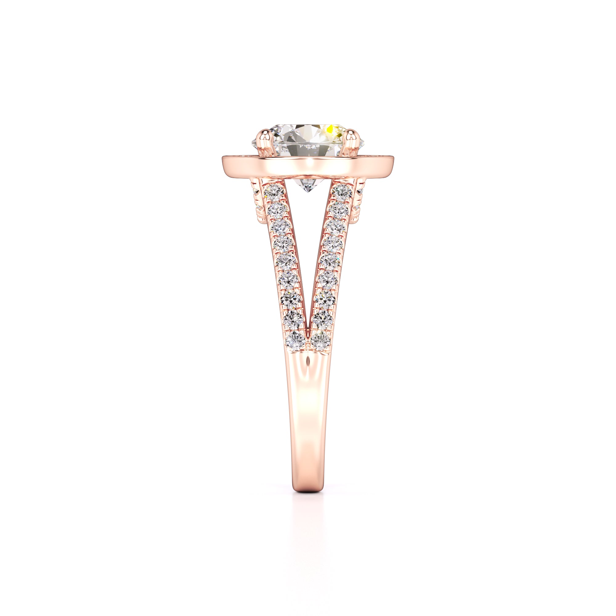 Danielle Lab Grown Diamond Ring | Rose Gold | 4