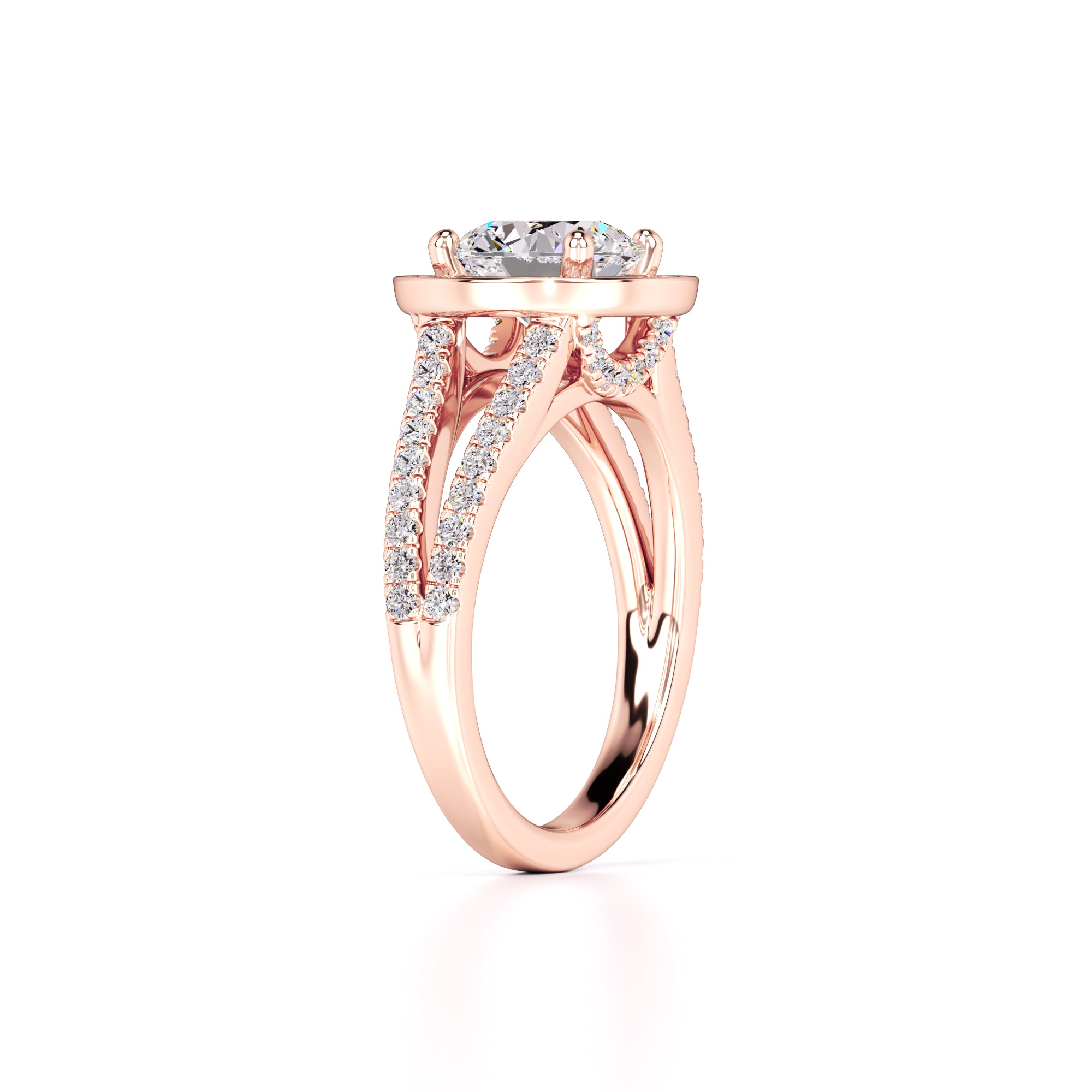 Danielle Lab Grown Diamond Ring | Rose Gold | 3