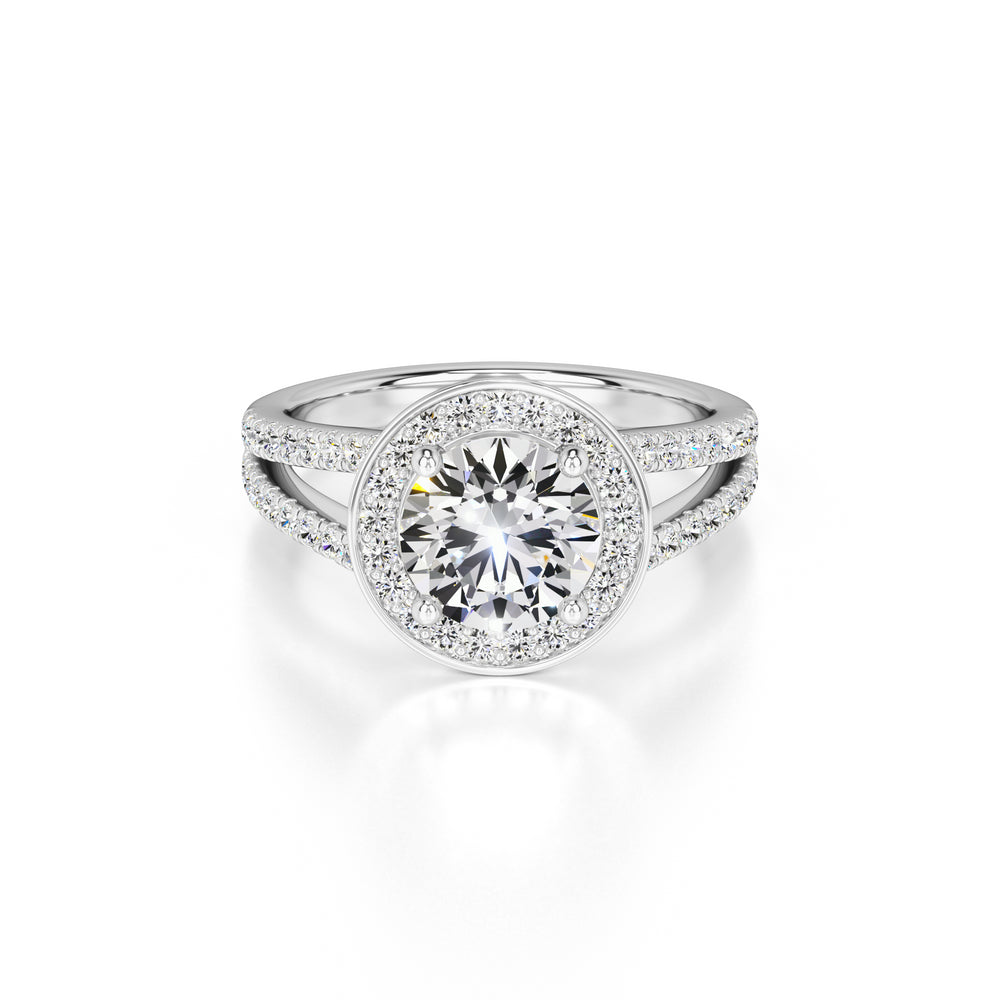 Danielle Lab Grown Diamond Ring | White Gold | 1