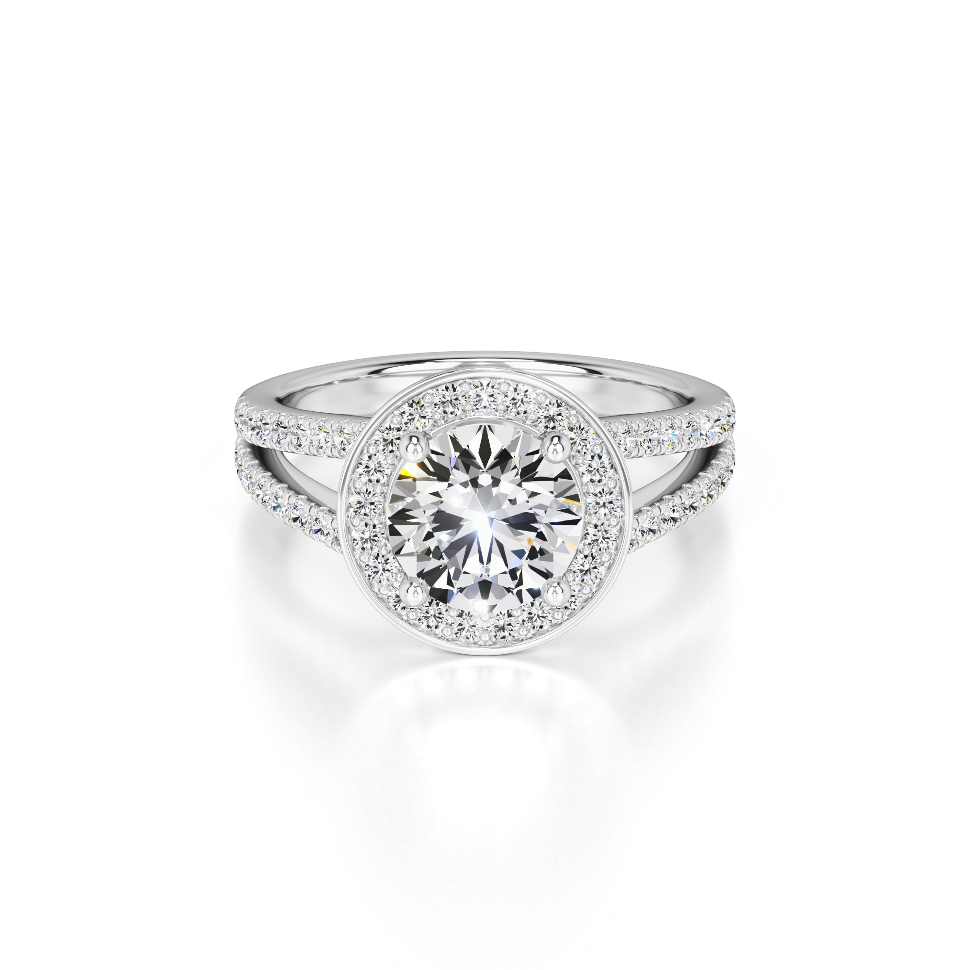 Danielle Lab Grown Diamond Ring | White Gold | 1