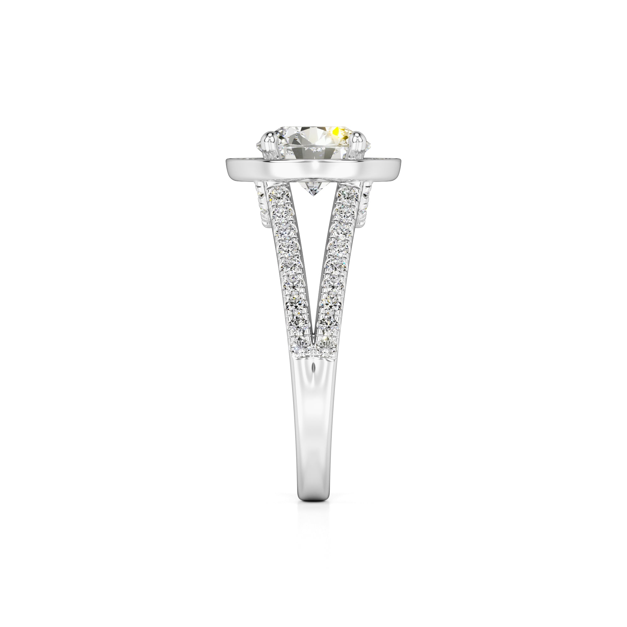 Danielle Lab Grown Diamond Ring | White Gold | 4