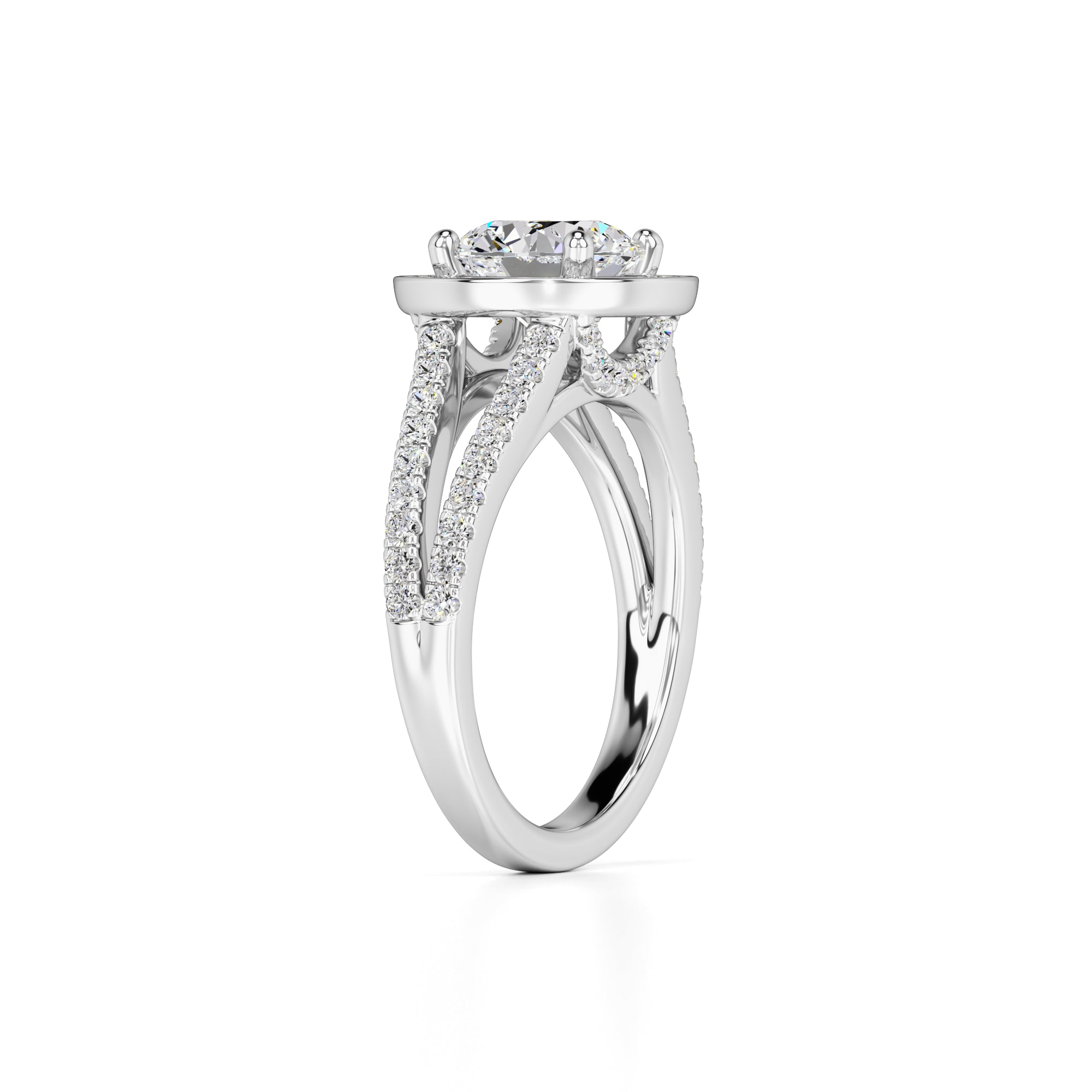 Danielle Lab Grown Diamond Ring | White Gold | 3