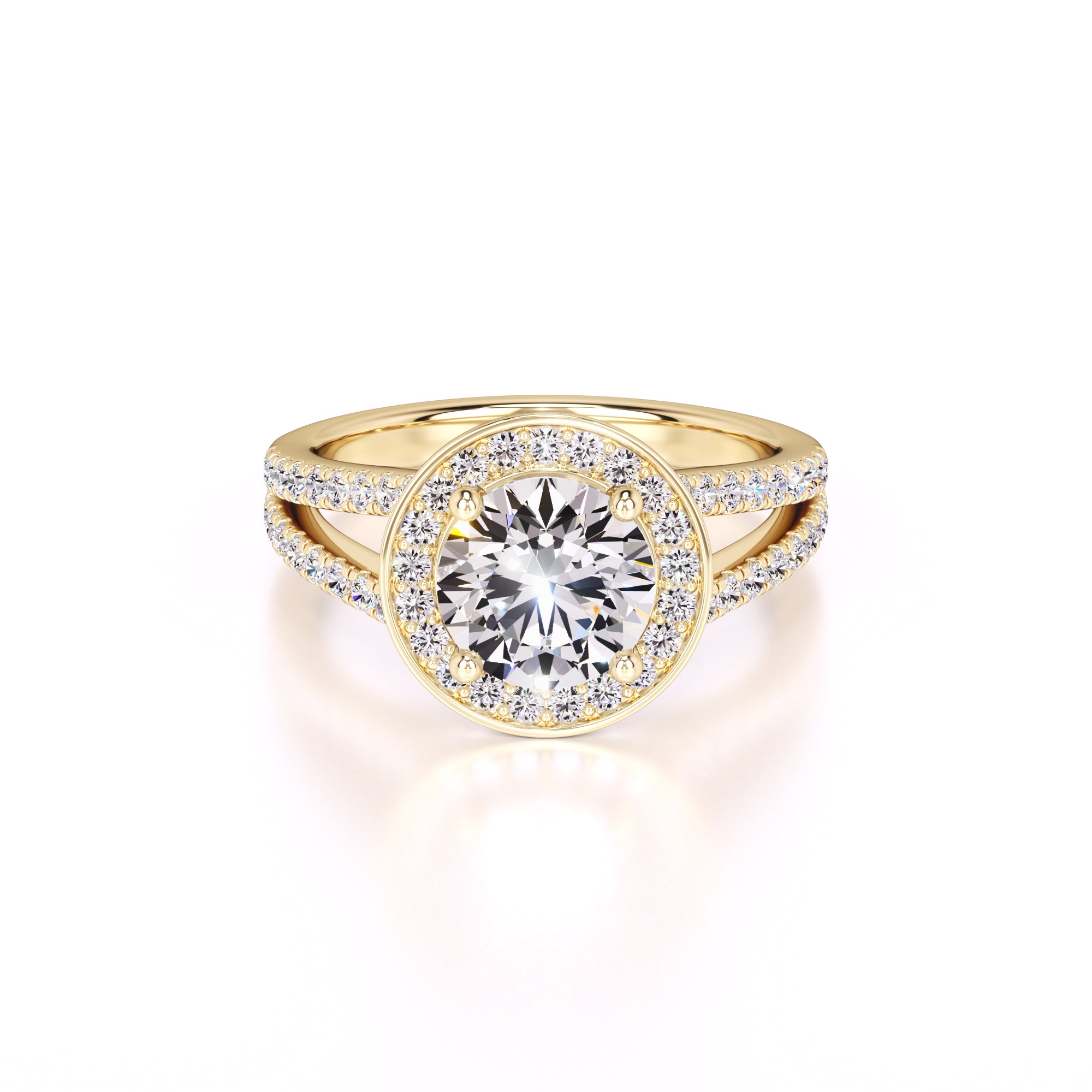 Danielle Lab Grown Diamond Ring | Yellow Gold | 1