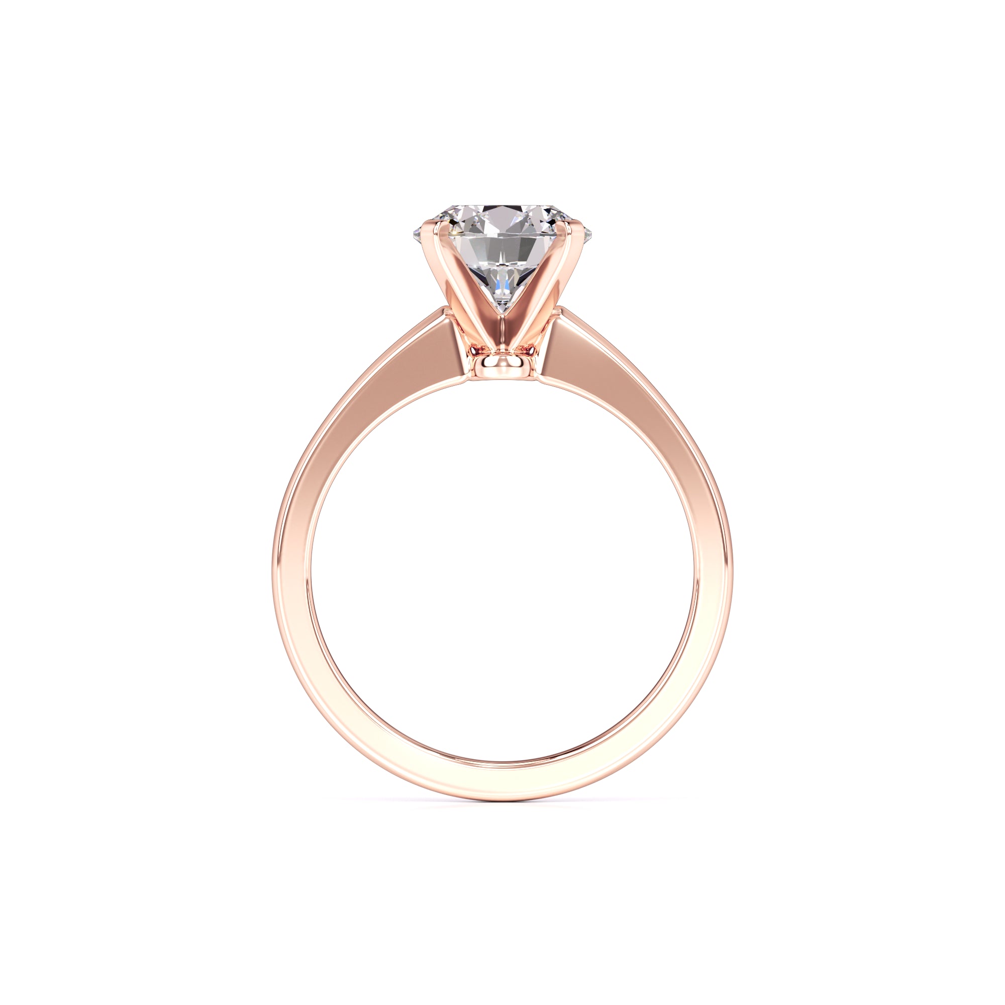 Kim Moissanite Ring | Rose Gold | 4