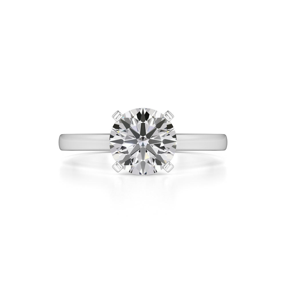 Kim Moissanite Ring | White Gold | 1