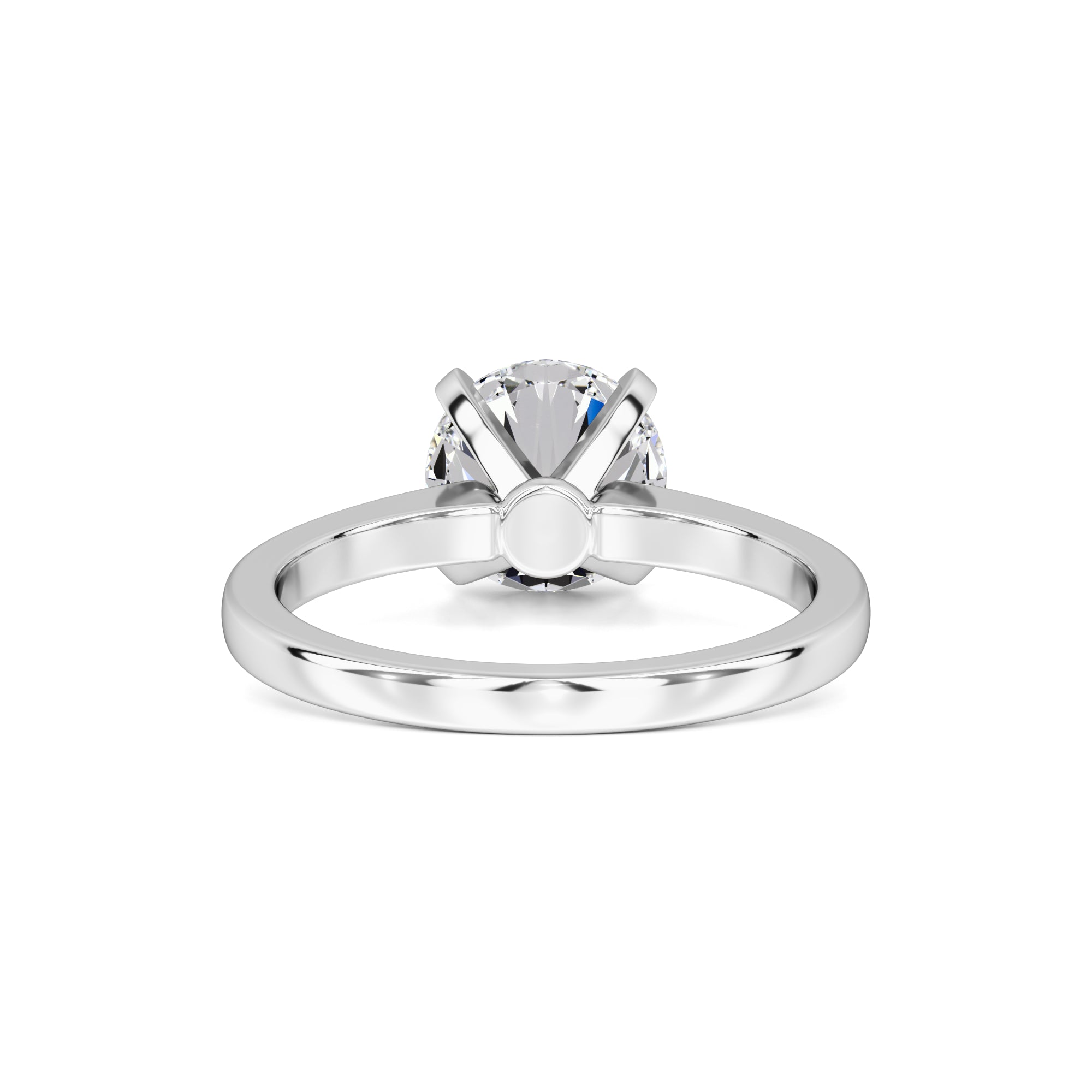 Kim Moissanite Ring | White Gold | 3