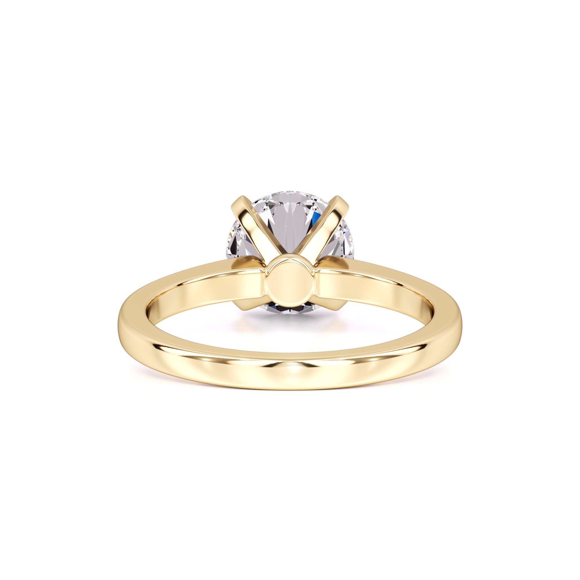 Kim Moissanite Ring | Yellow Gold | 3
