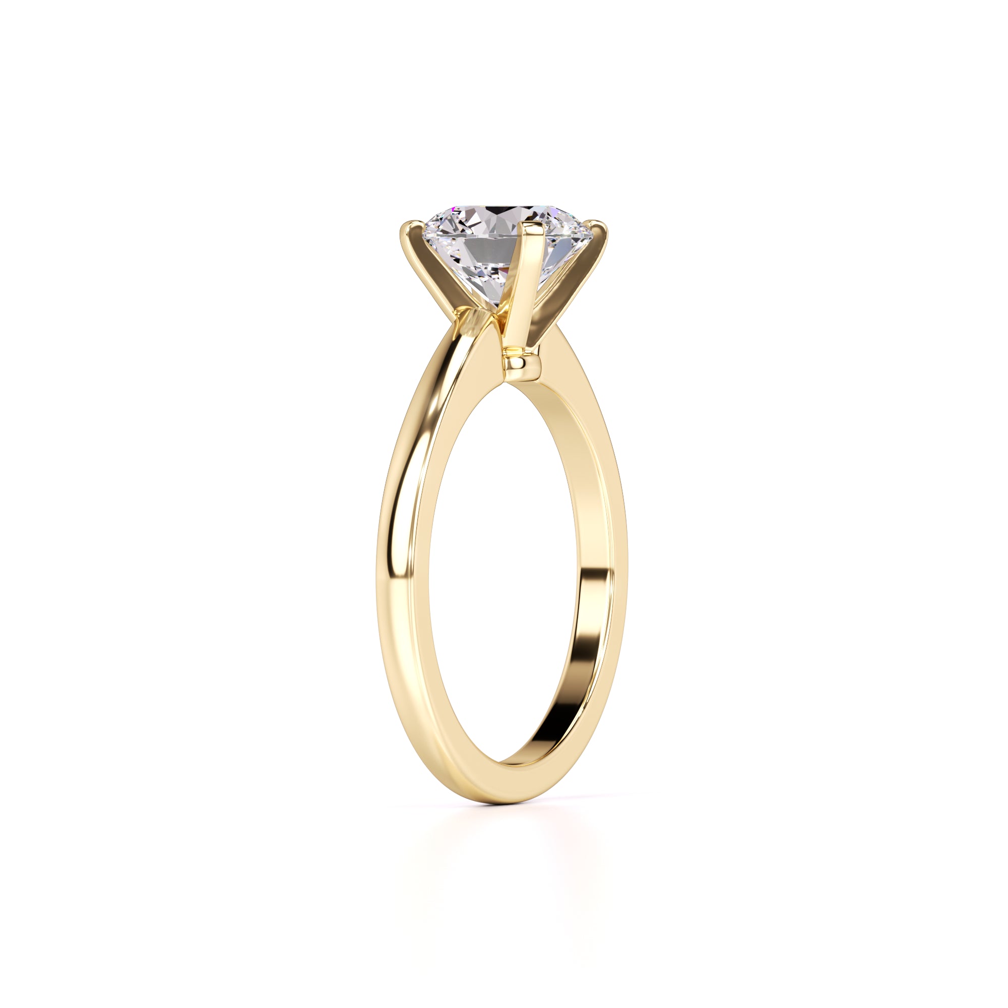 Kim Lab Grown Diamond Ring | Yellow Gold | 3