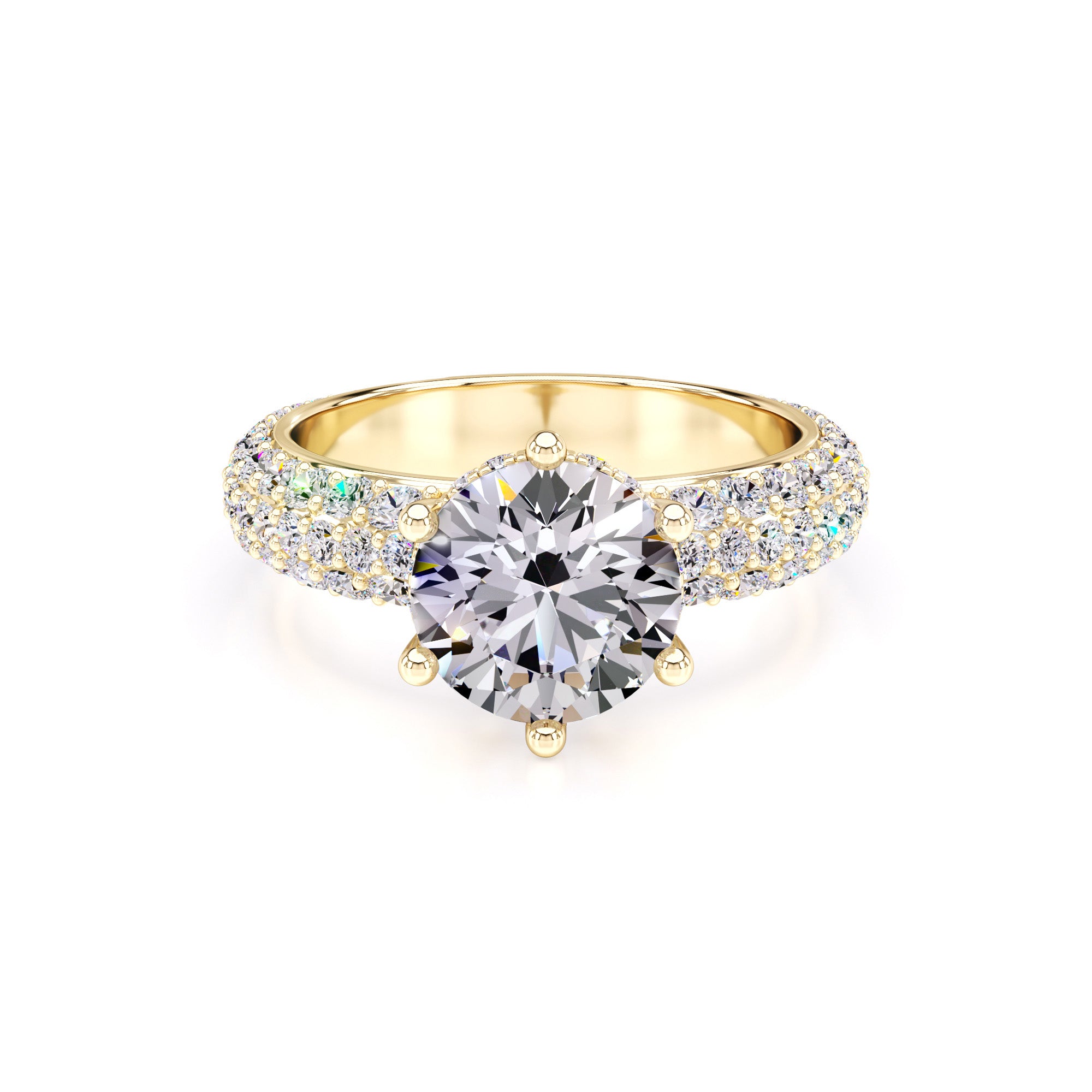 Brooklyn Lab Grown Diamond Ring | Yellow Gold | 1