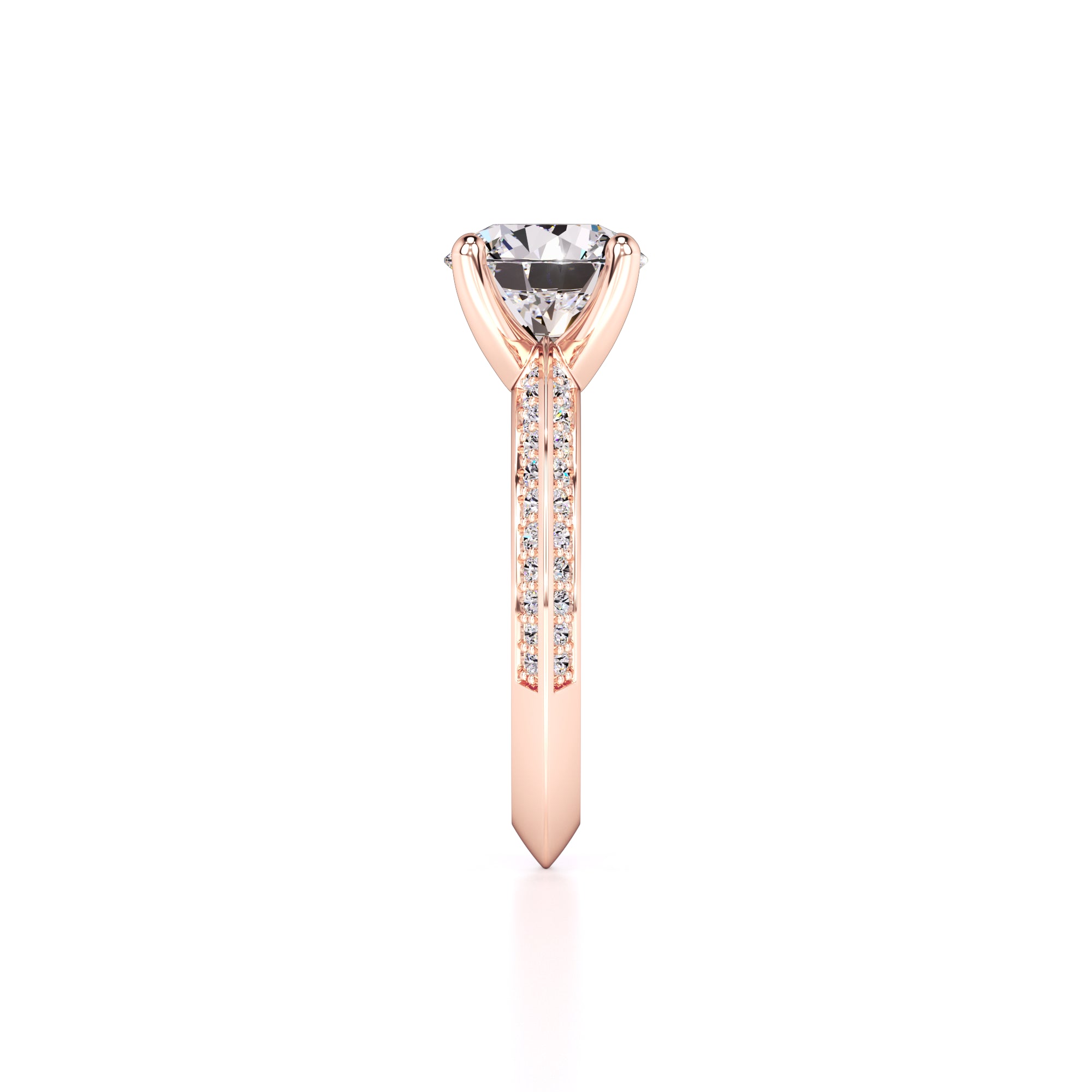 Lauren Lab Grown Diamond Ring | Rose Gold | 4