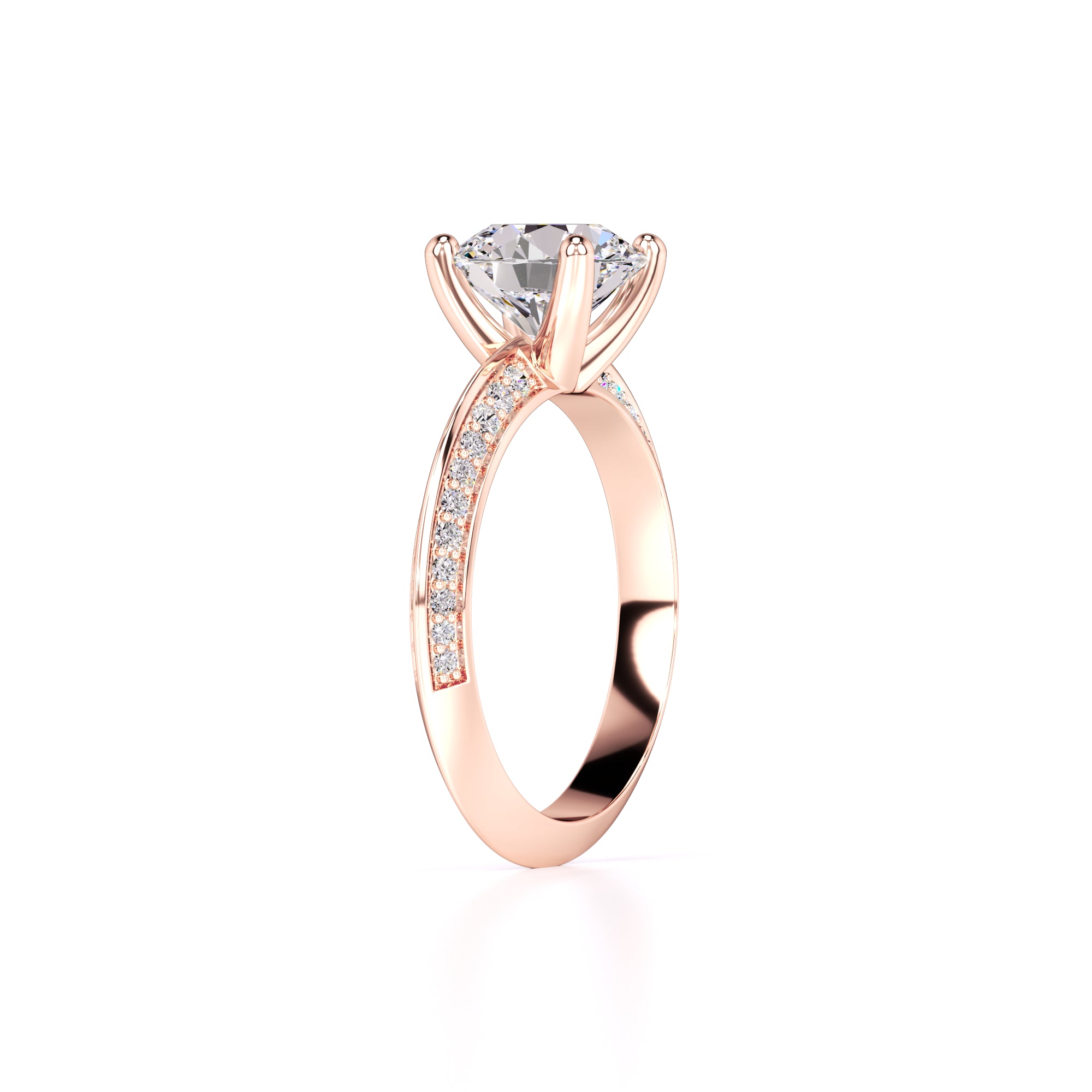 Lauren Lab Grown Diamond Ring | Rose Gold | 3