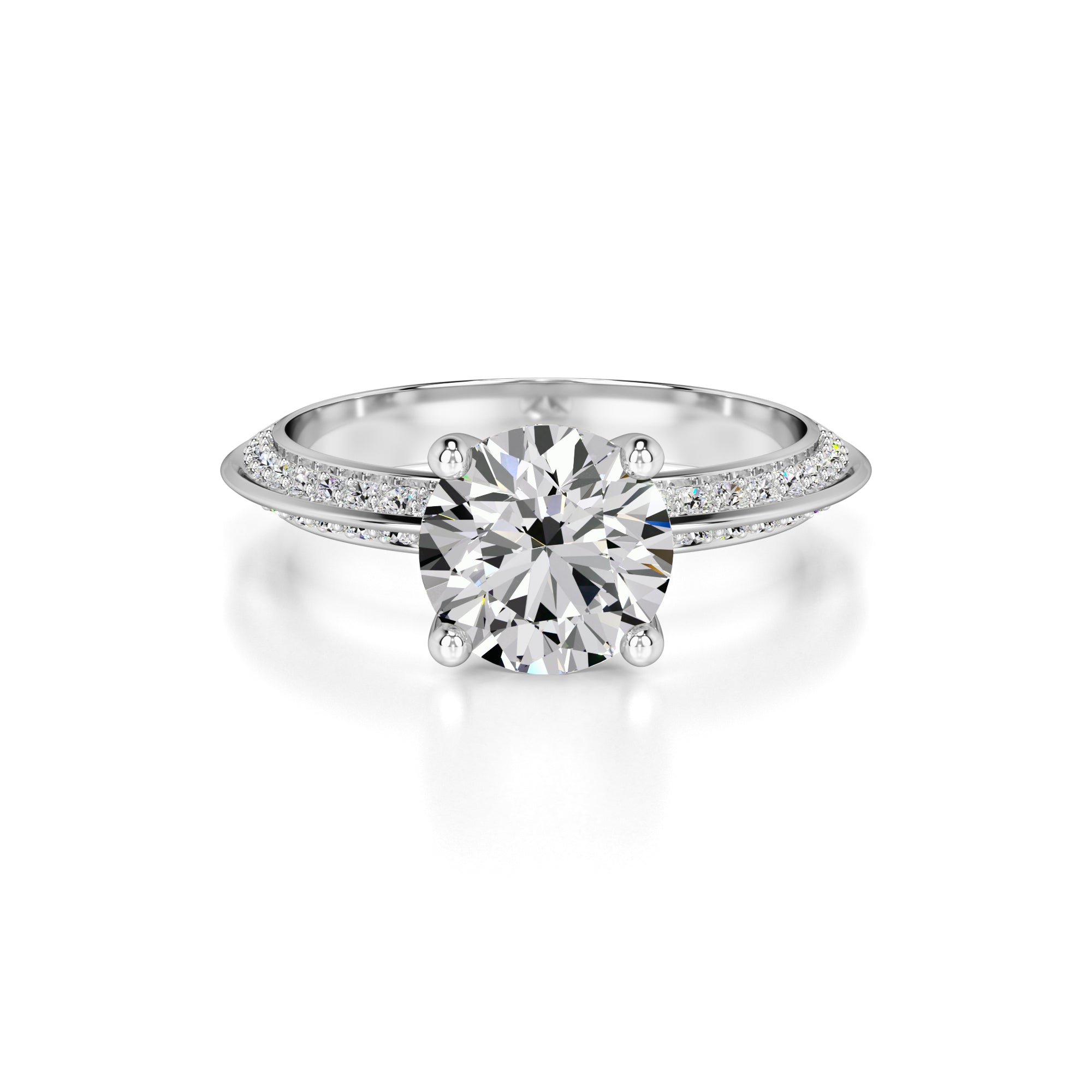 Lauren Lab Grown Diamond Ring | White Gold | 1