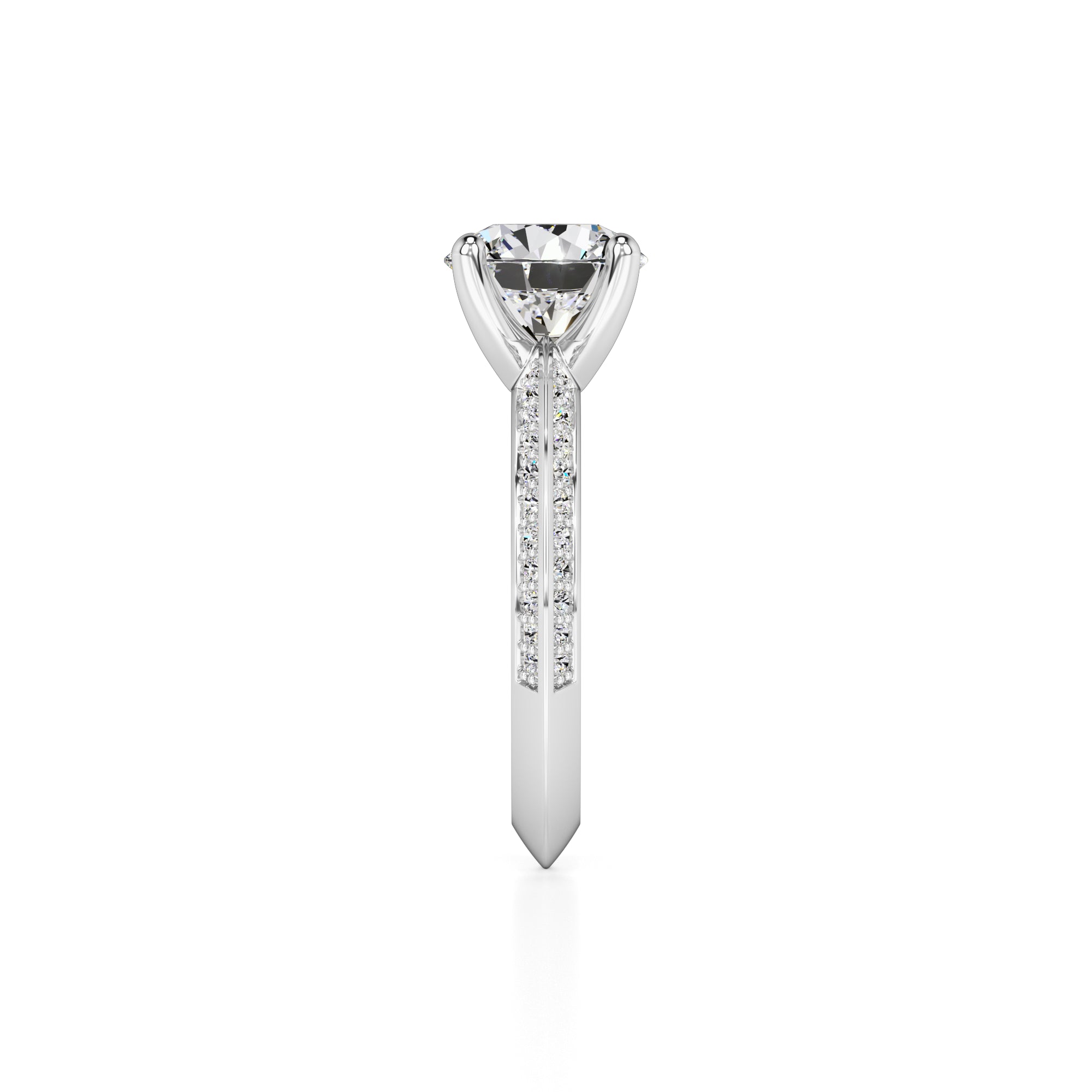 Lauren Lab Grown Diamond Ring | White Gold | 4