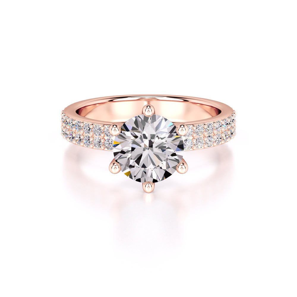 Jennifer Lab Grown Diamond Ring | Rose Gold | 1