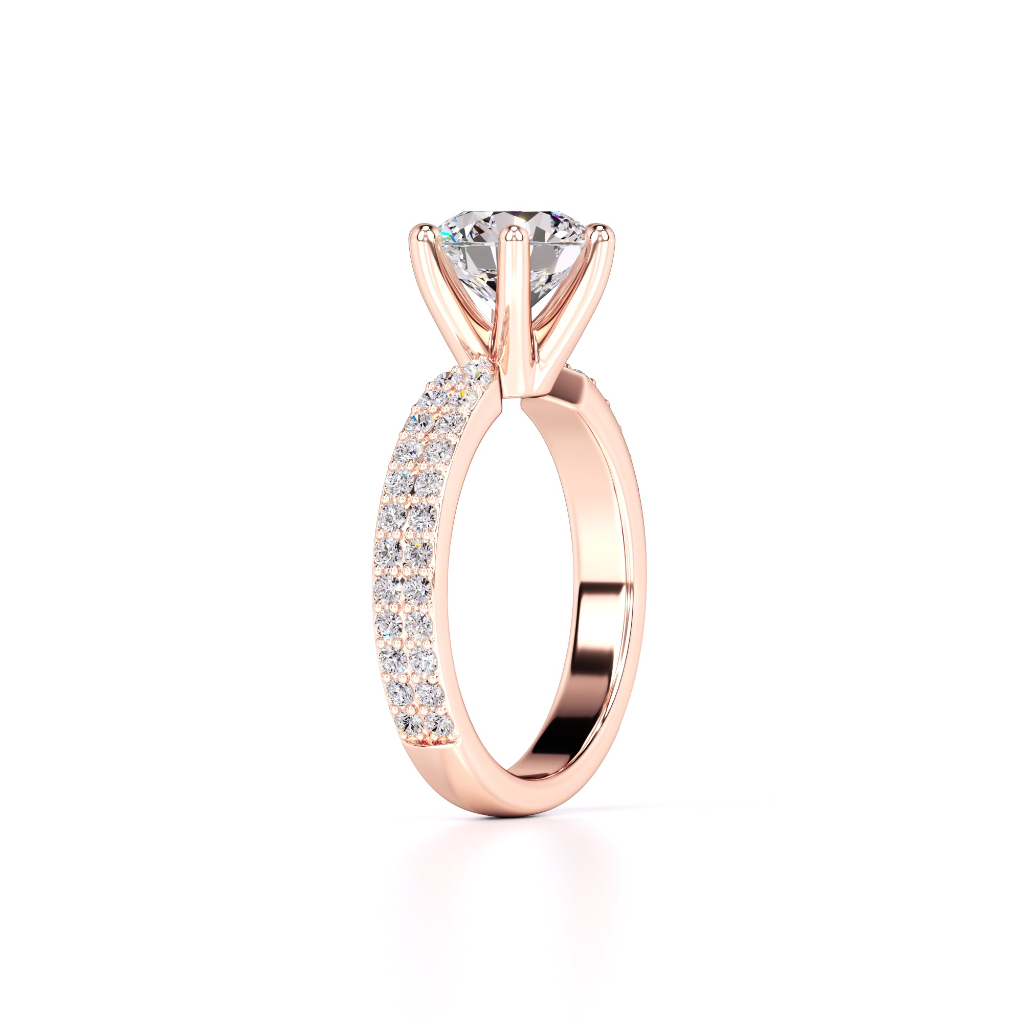 Jennifer Lab Grown Diamond Ring | Rose Gold | 3