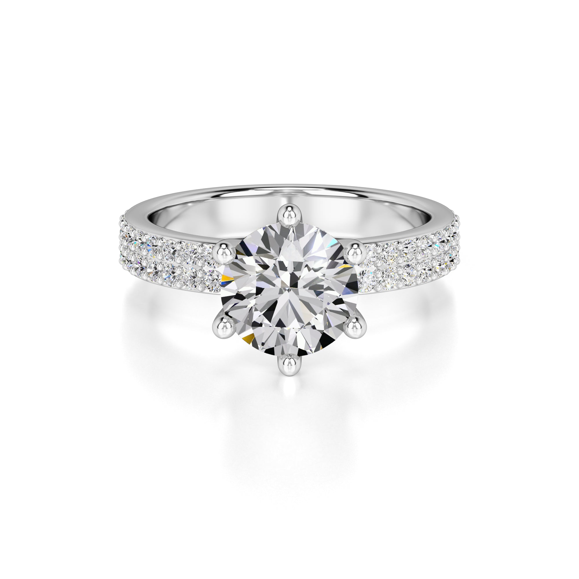 Jennifer Lab Grown Diamond Ring | White Gold | 1