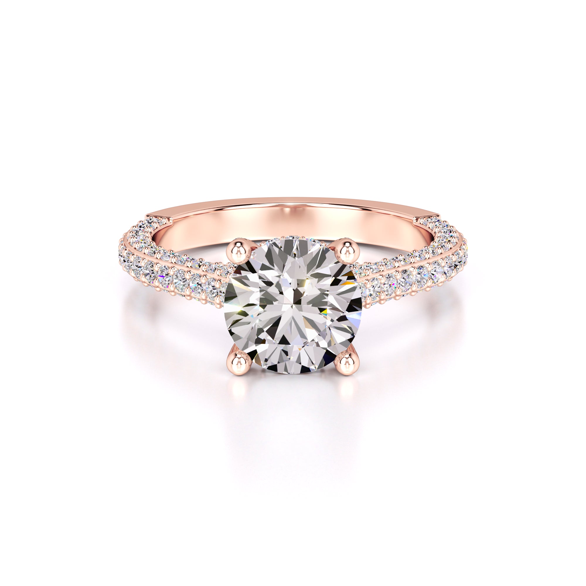 Gisele Lab Grown Diamond Ring | Rose Gold | 1