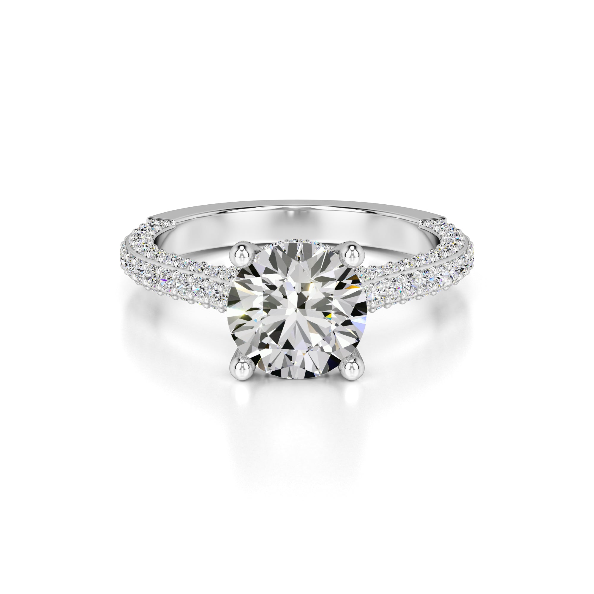 Gisele Lab Grown Diamond Ring | White Gold | 1