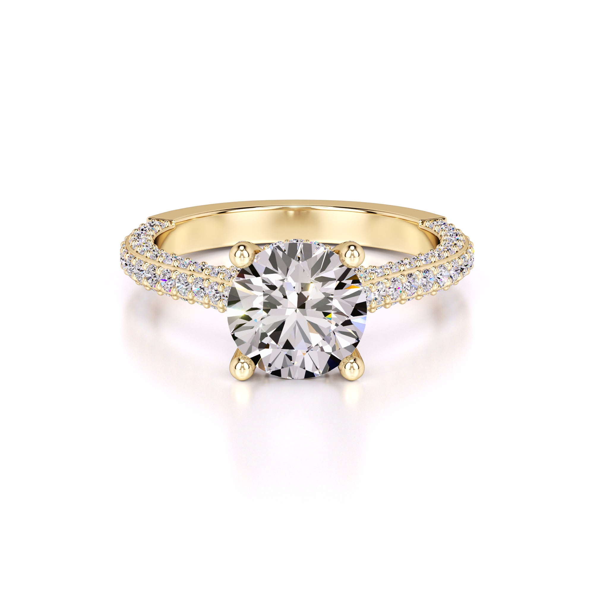Gisele Lab Grown Diamond Ring | Yellow Gold | 1