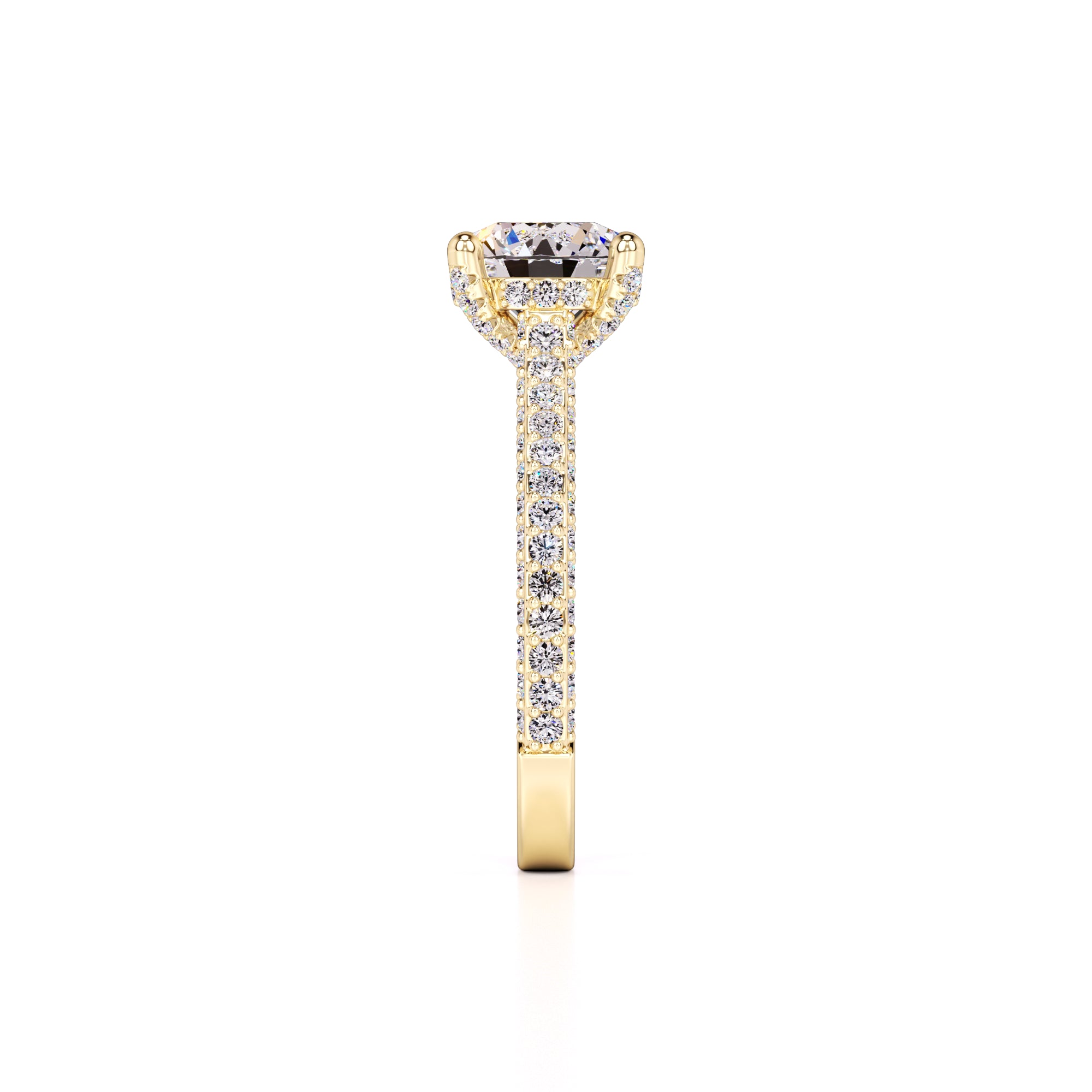 Gisele Lab Grown Diamond Ring | Yellow Gold | 4