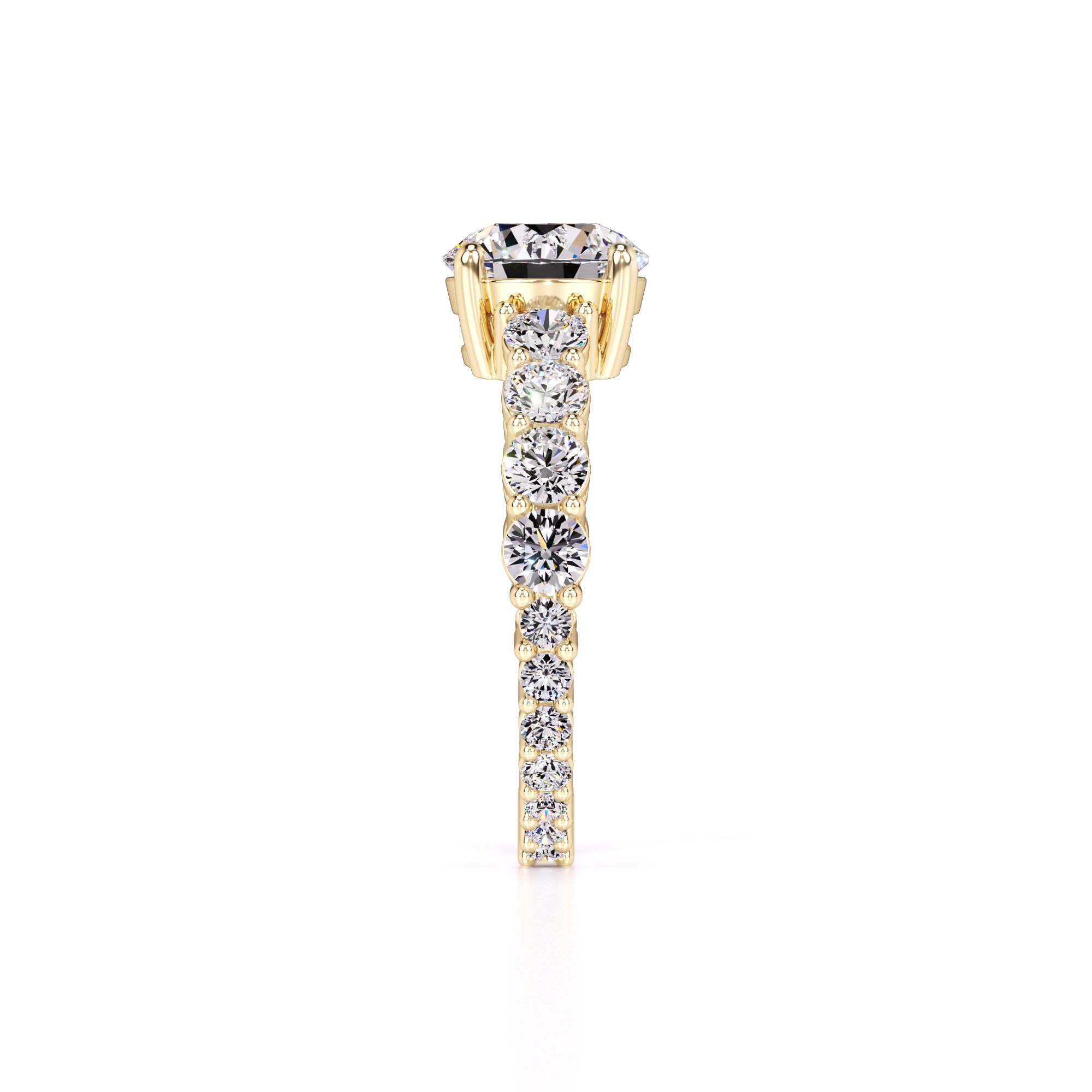 Penelope Lab Grown Diamond Ring | Yellow Gold | 4