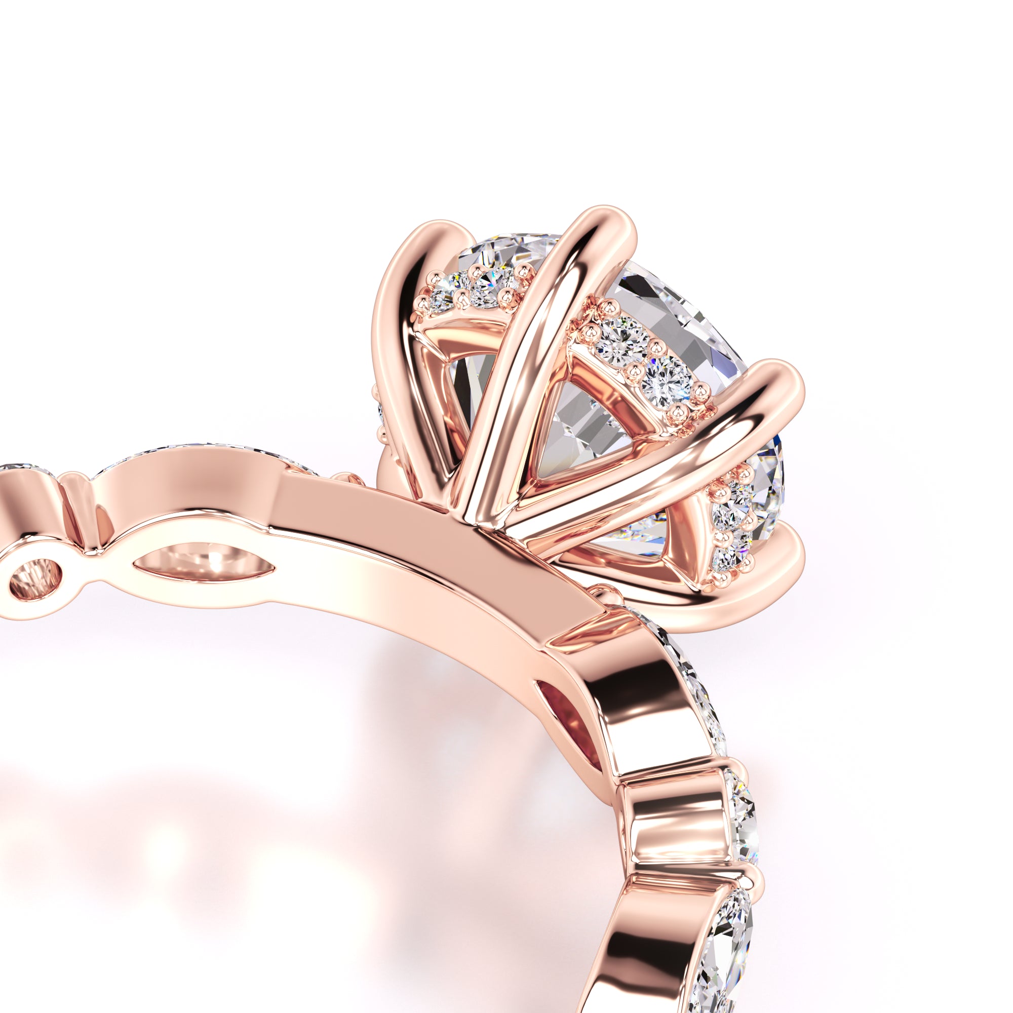 Lucy Lab Grown Diamond Ring | Rose Gold | 2