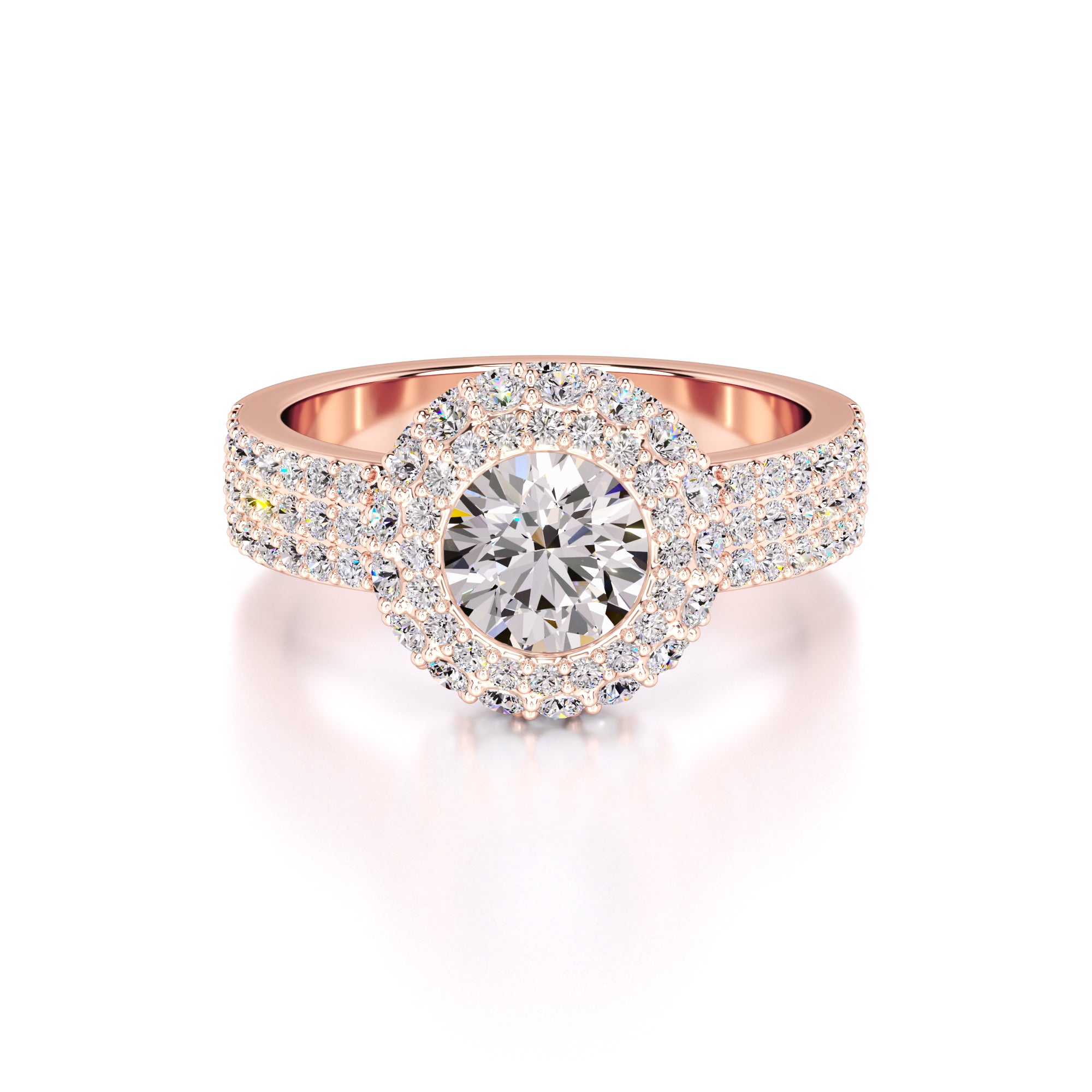 Claire Lab Grown Diamond Ring | Rose Gold | 1