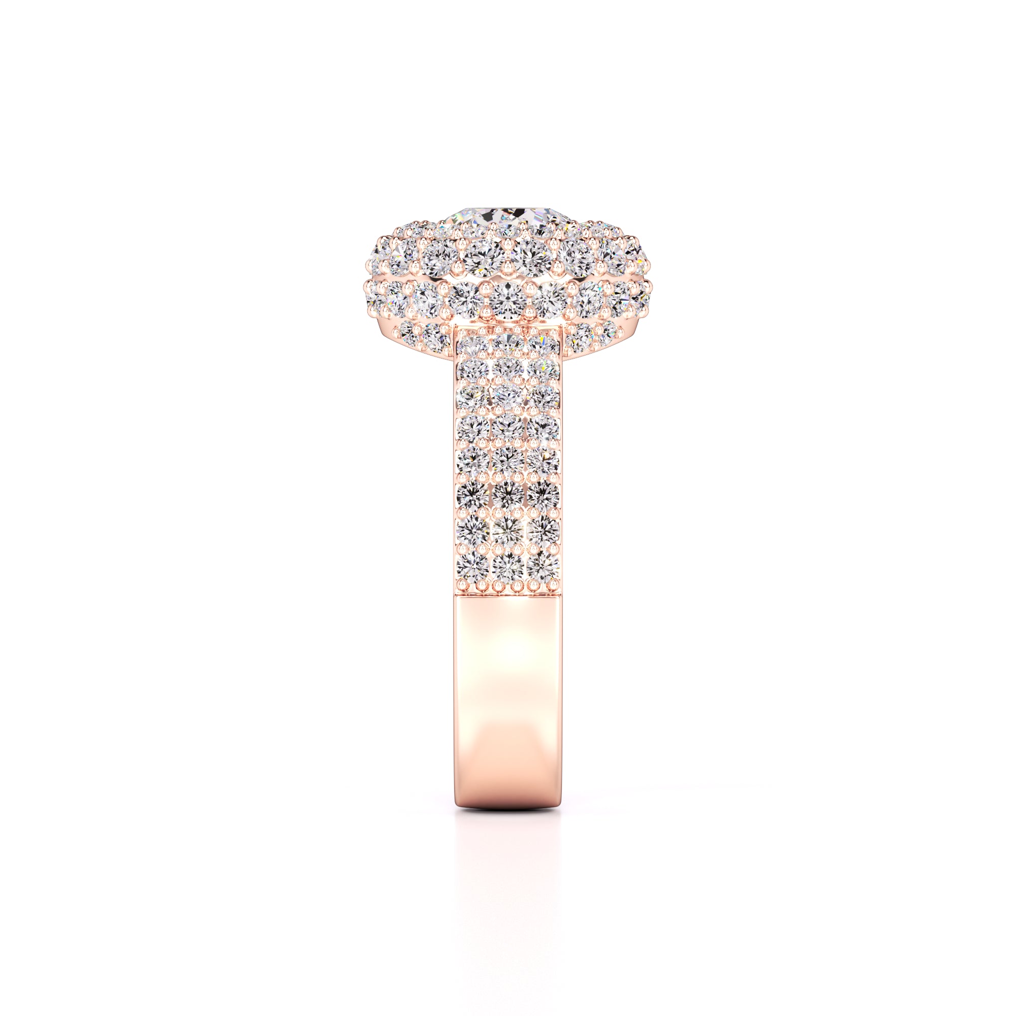 Claire Lab Grown Diamond Ring | Rose Gold | 4