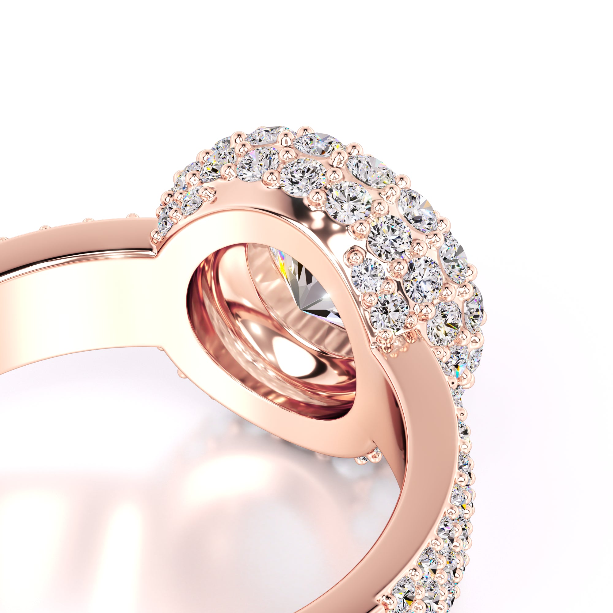 Claire Lab Grown Diamond Ring | Rose Gold | 2