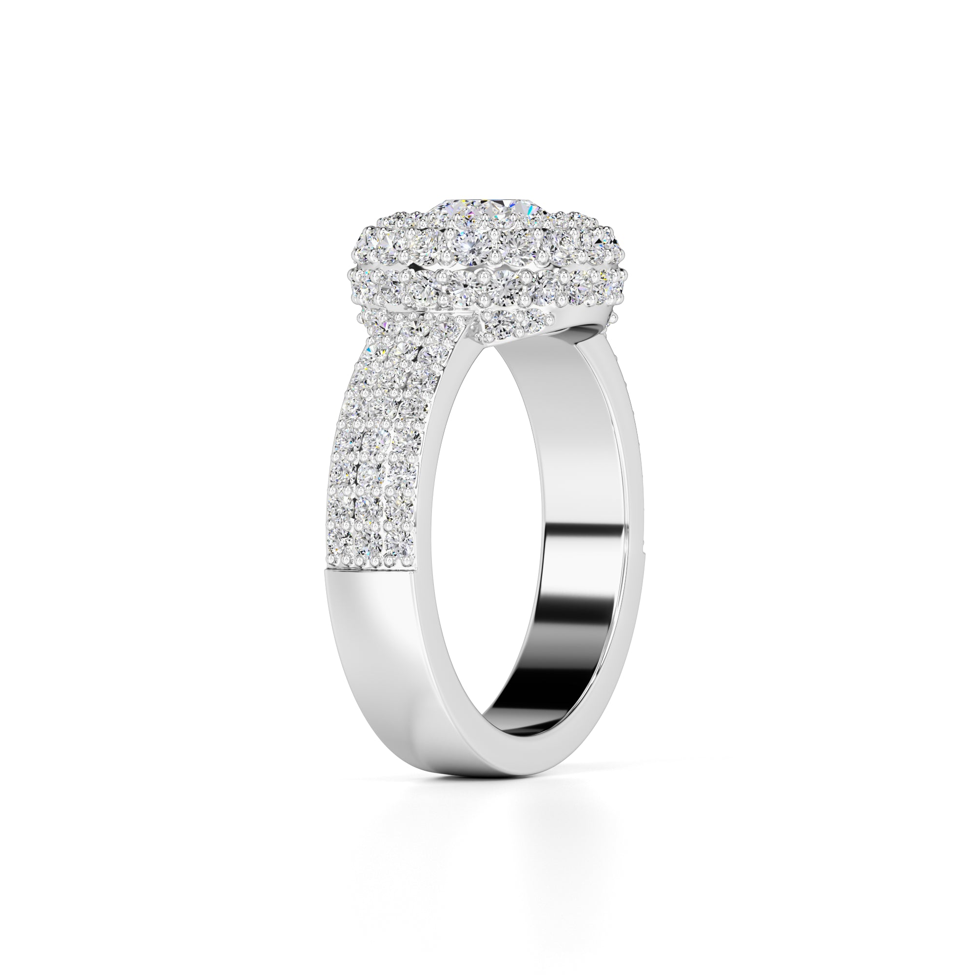 Claire Lab Grown Diamond Ring | White Gold | 3