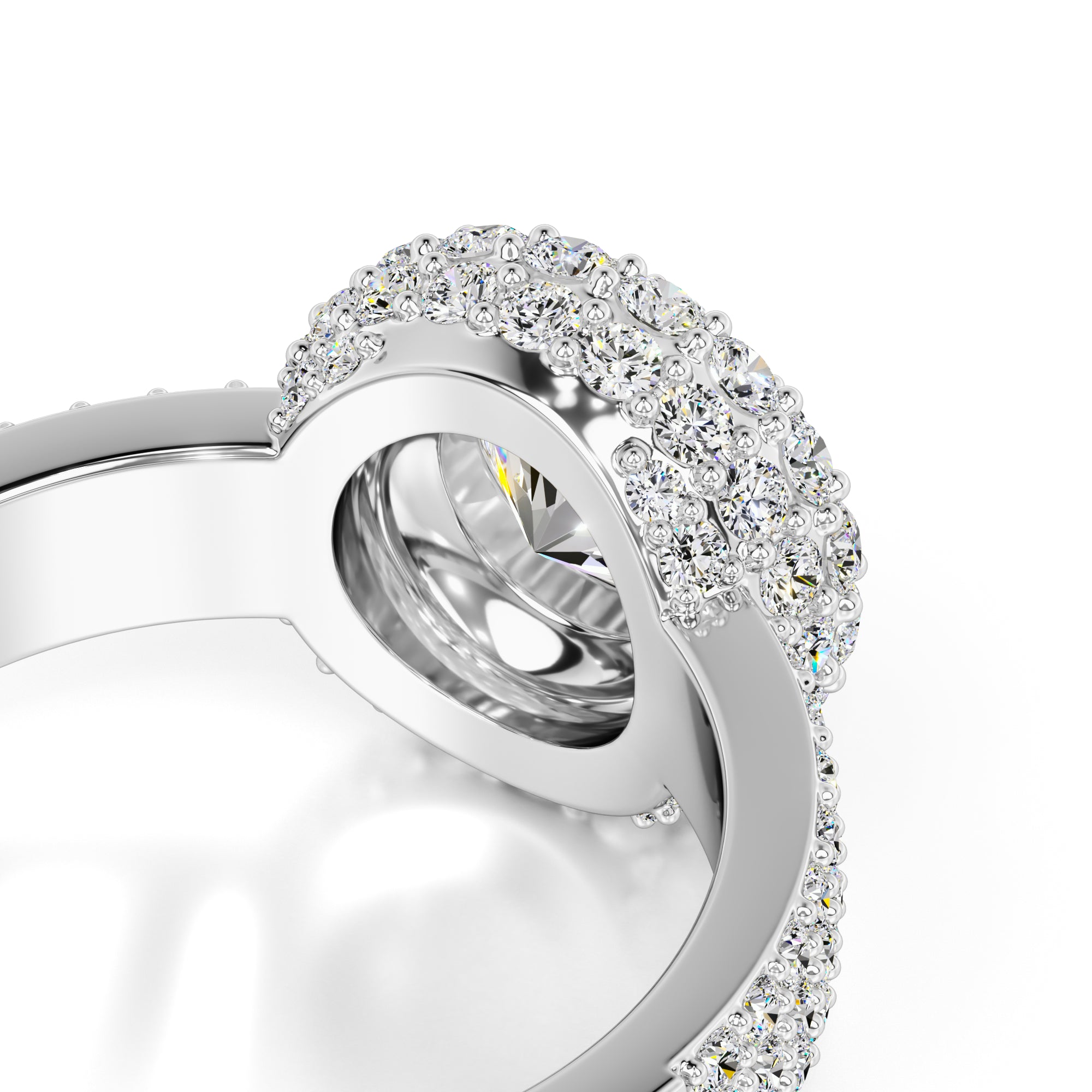 Claire Lab Grown Diamond Ring | White Gold | 2
