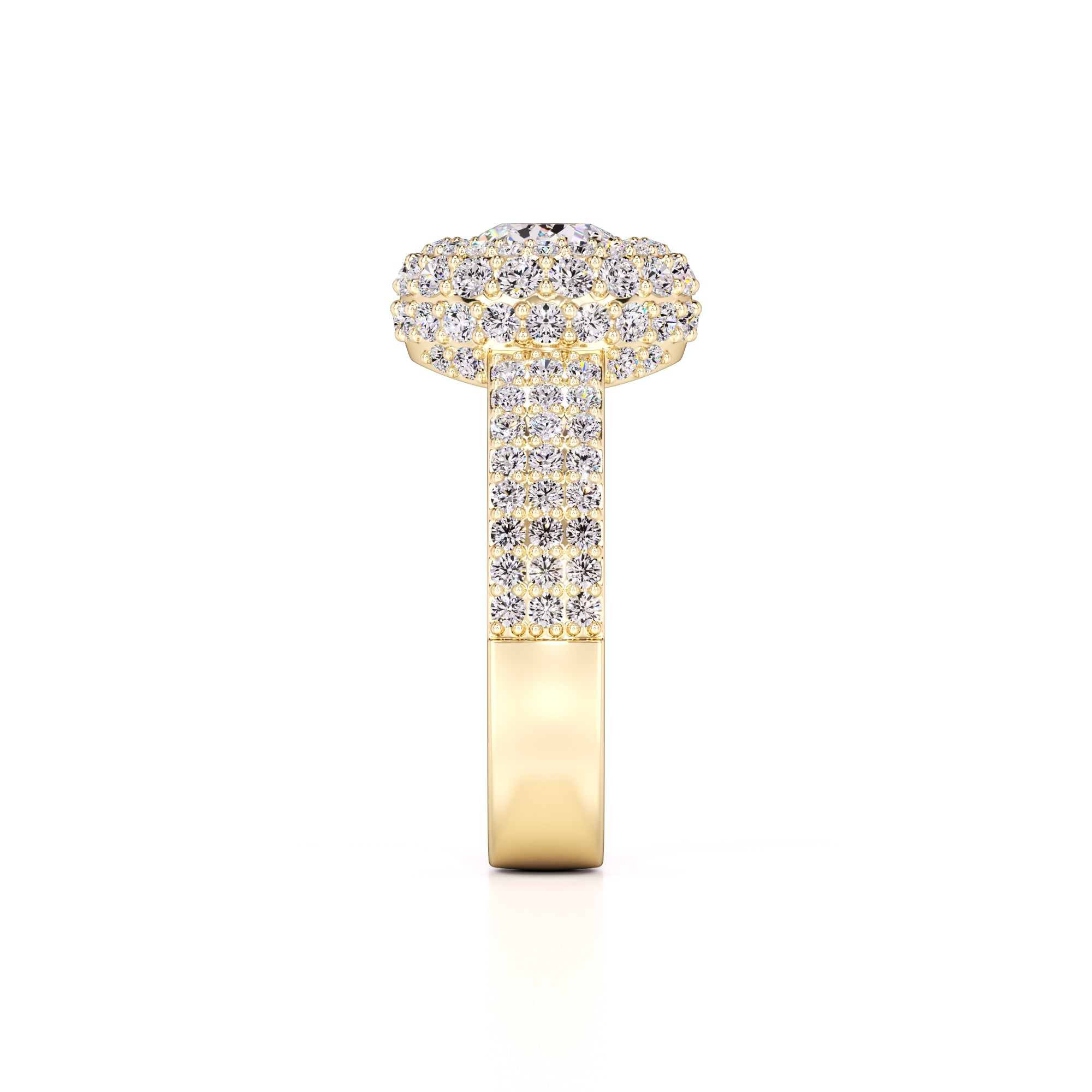 Claire Lab Grown Diamond Ring | Yellow Gold | 4