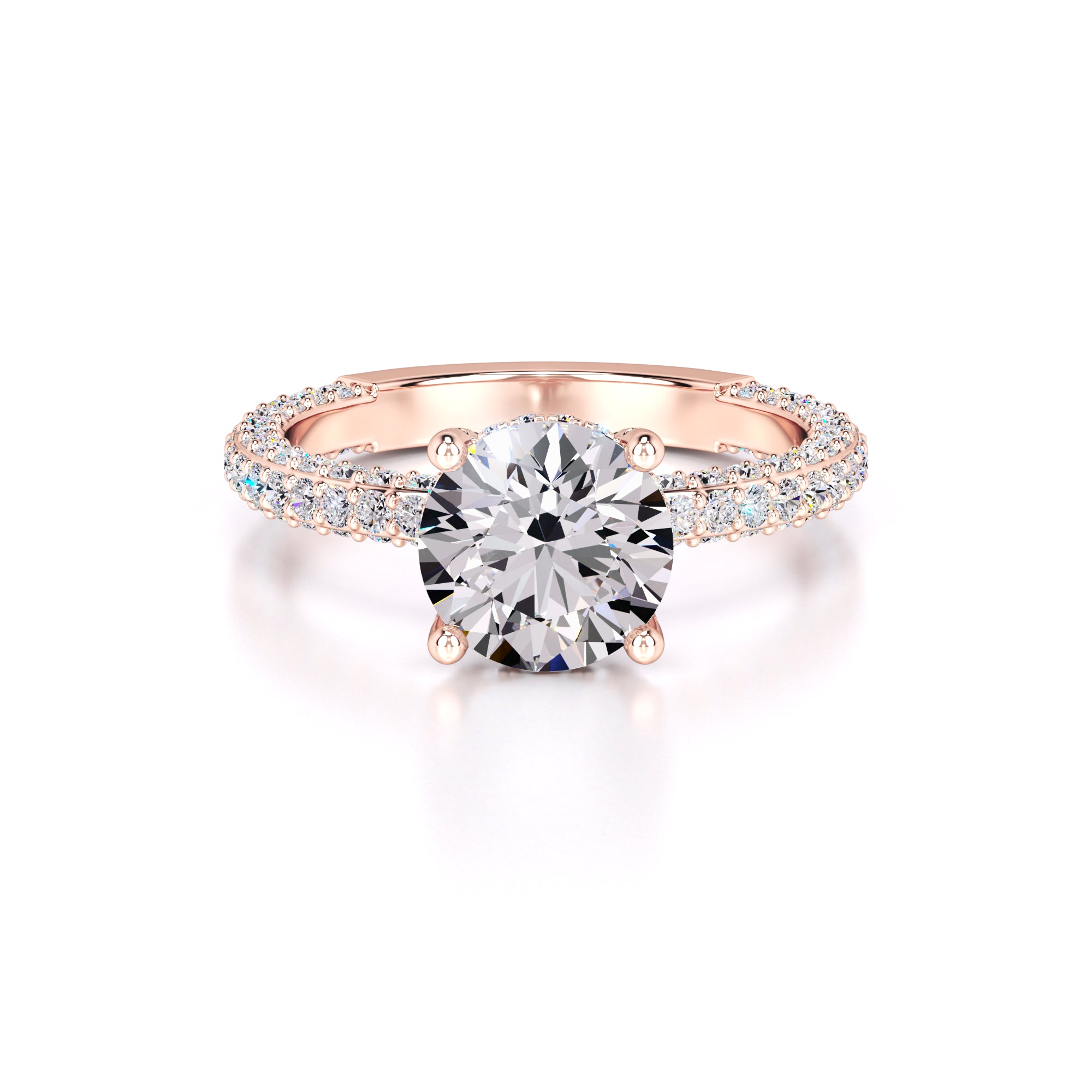 Anna Lab Grown Diamond Ring | Rose Gold | 1