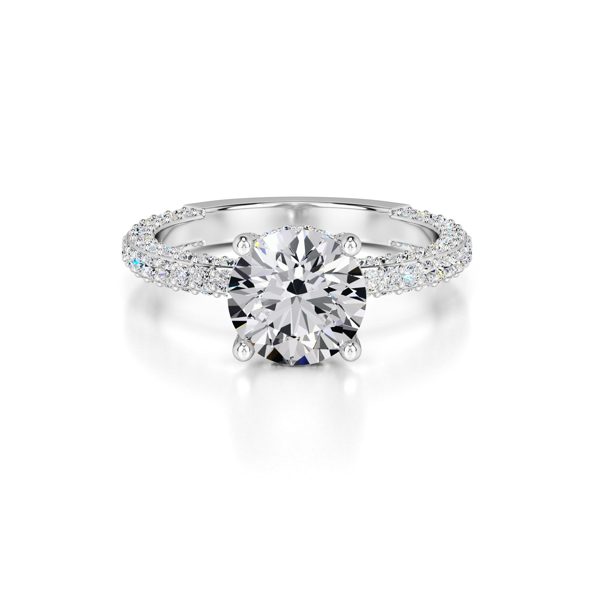 Anna Lab Grown Diamond Ring | White Gold | 1
