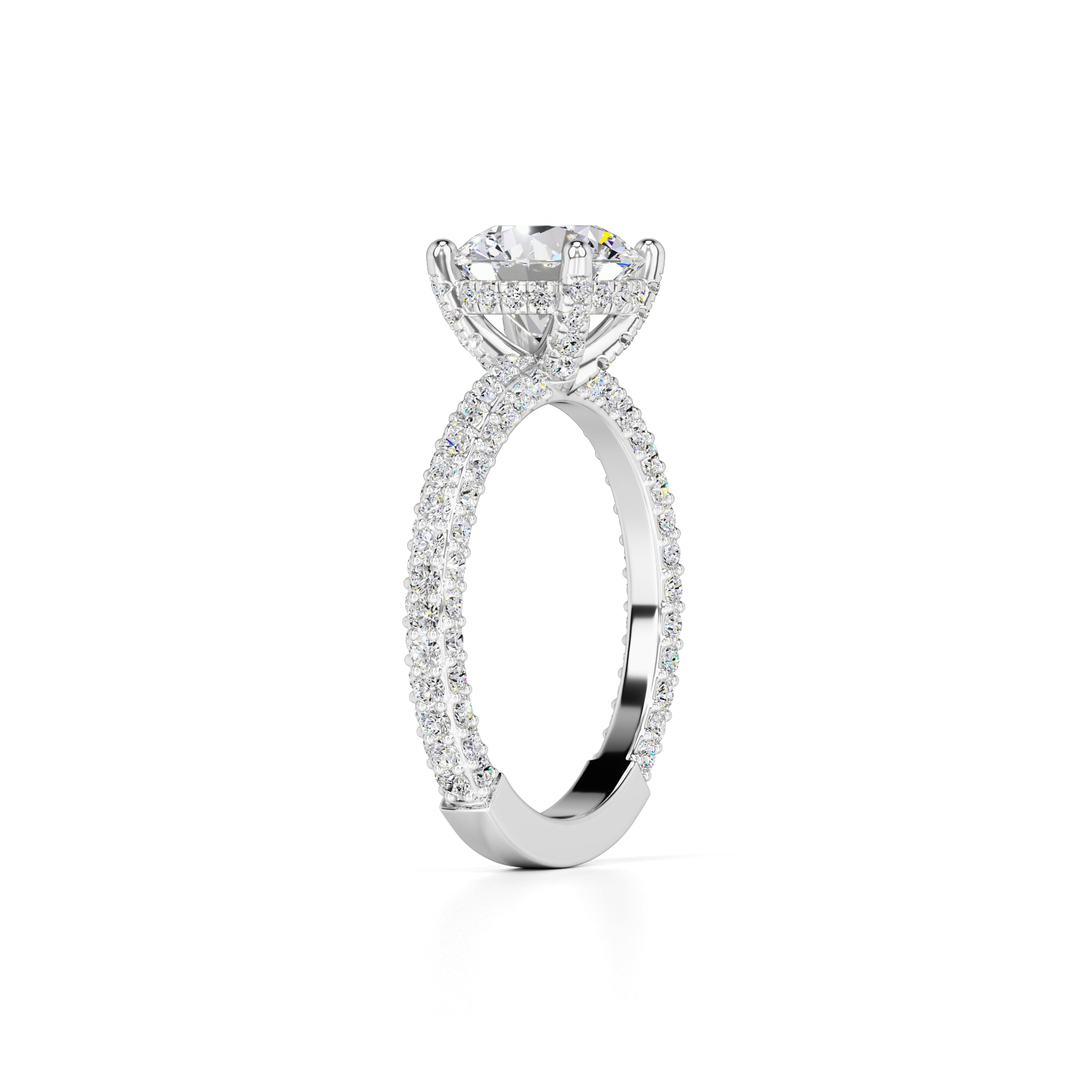 Anna Lab Grown Diamond Ring | White Gold | 3