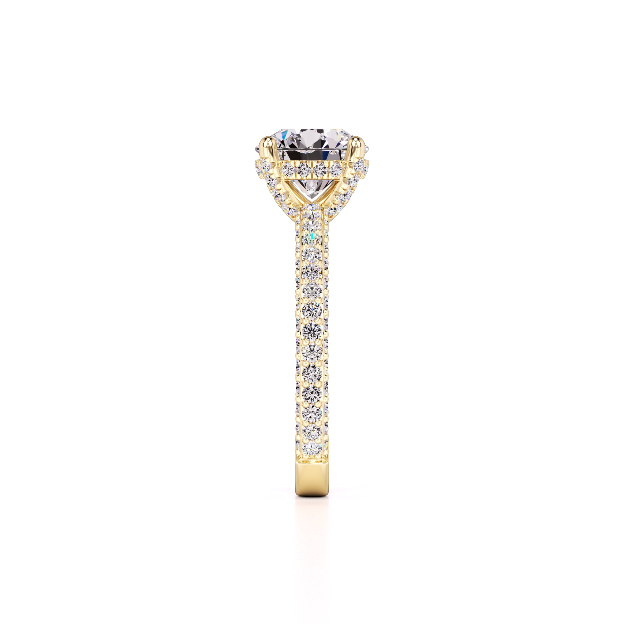Anna Lab Grown Diamond Ring | Yellow Gold | 4
