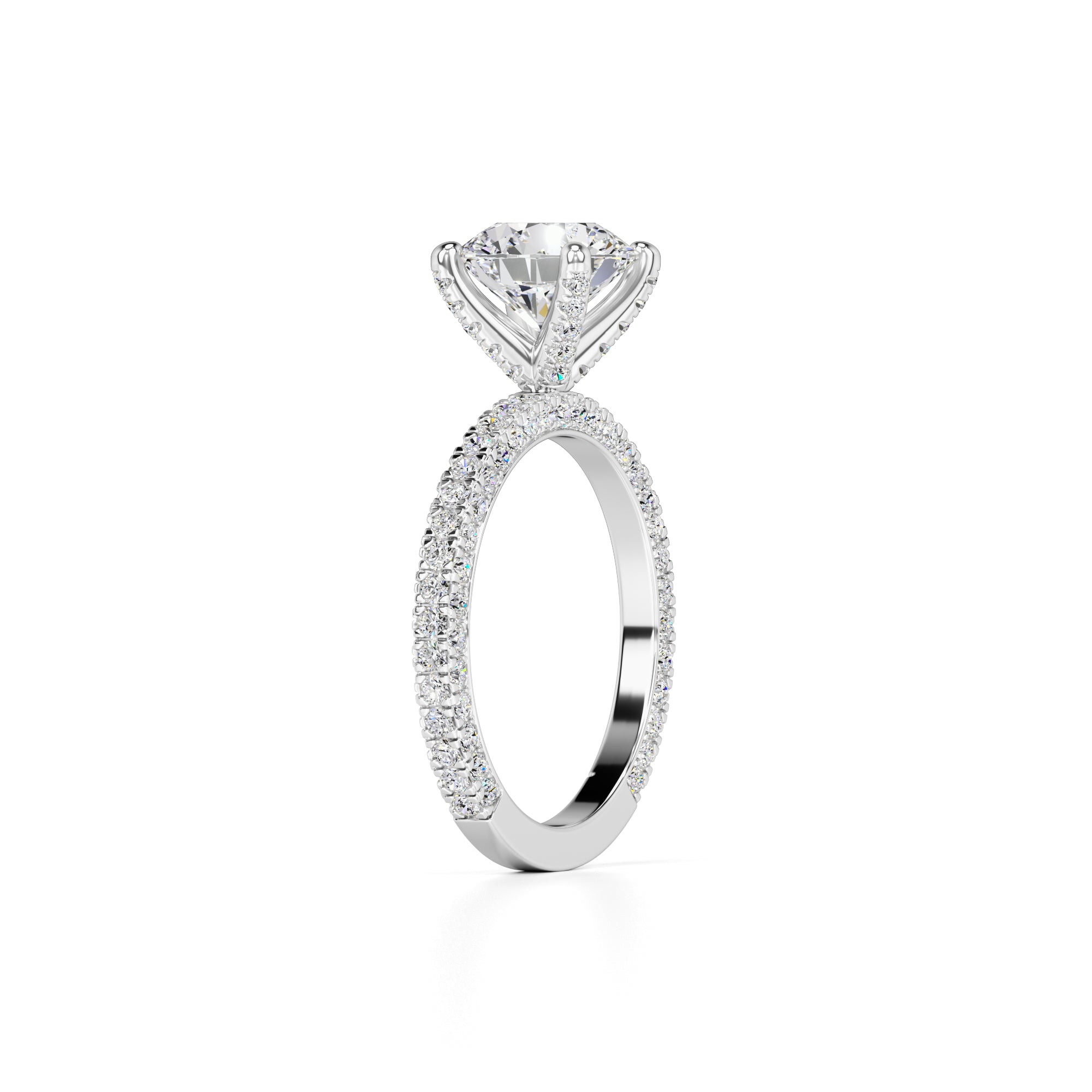 Amanda Lab Grown Diamond Ring | White Gold | 3