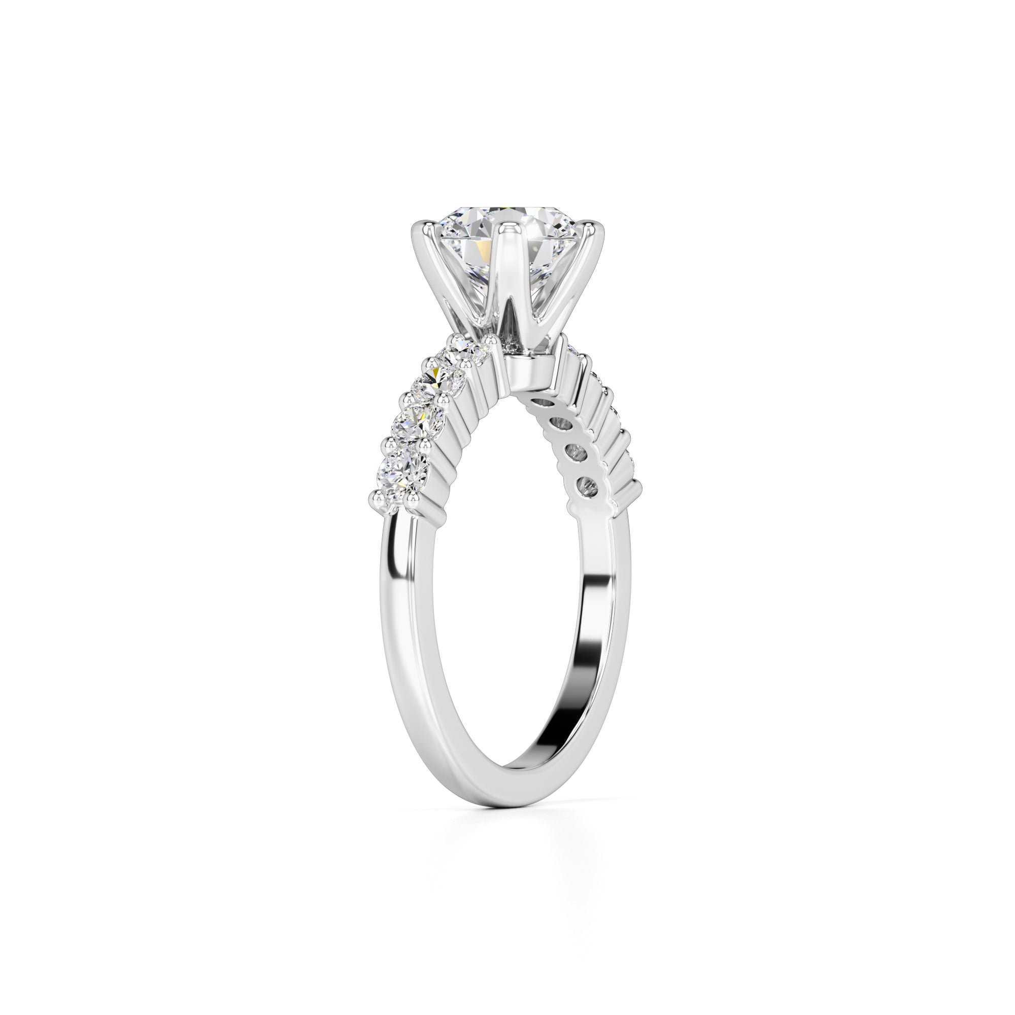 Allison Lab Grown Diamond Ring | White Gold | 3