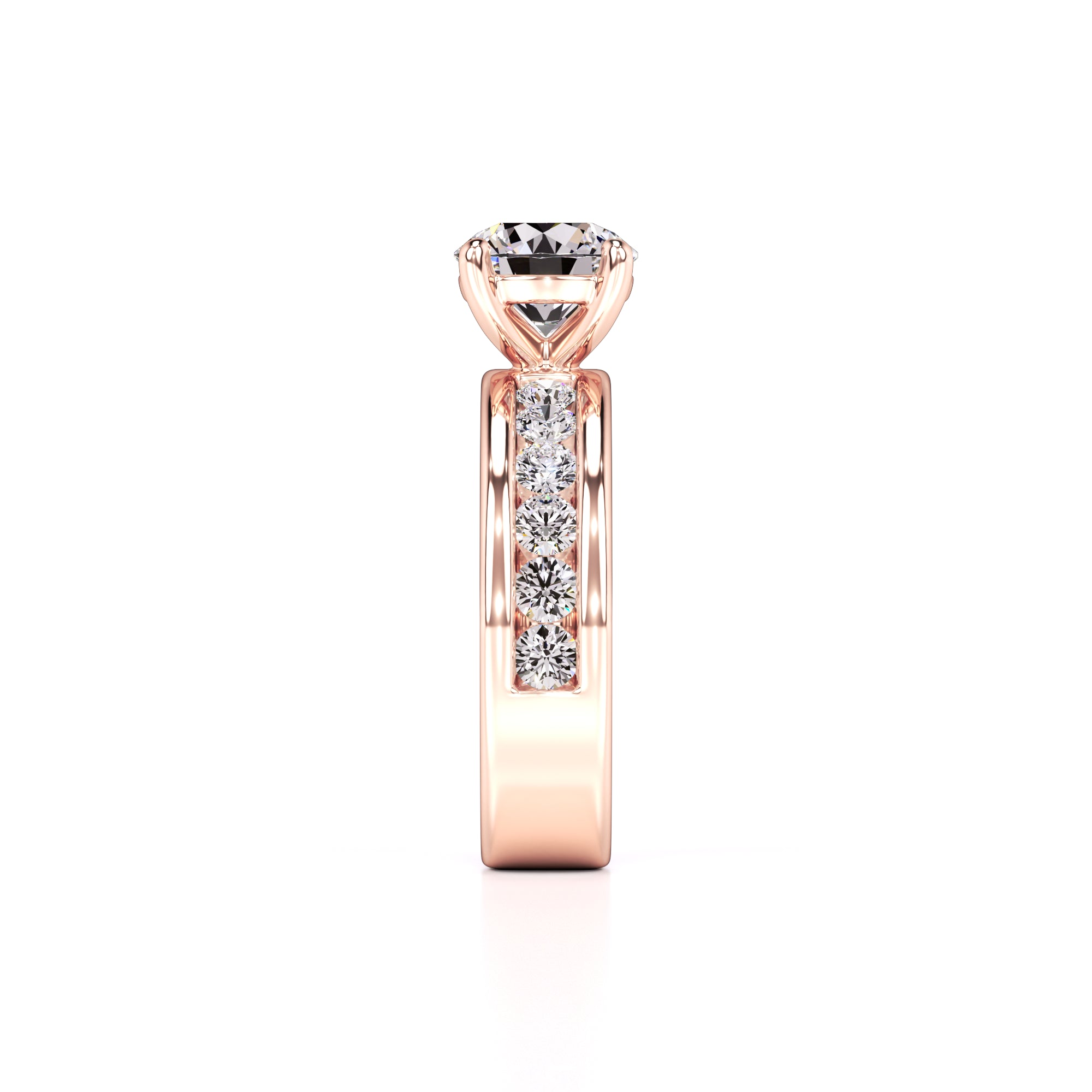 Lana Lab Grown Diamond Ring | Rose Gold | 4